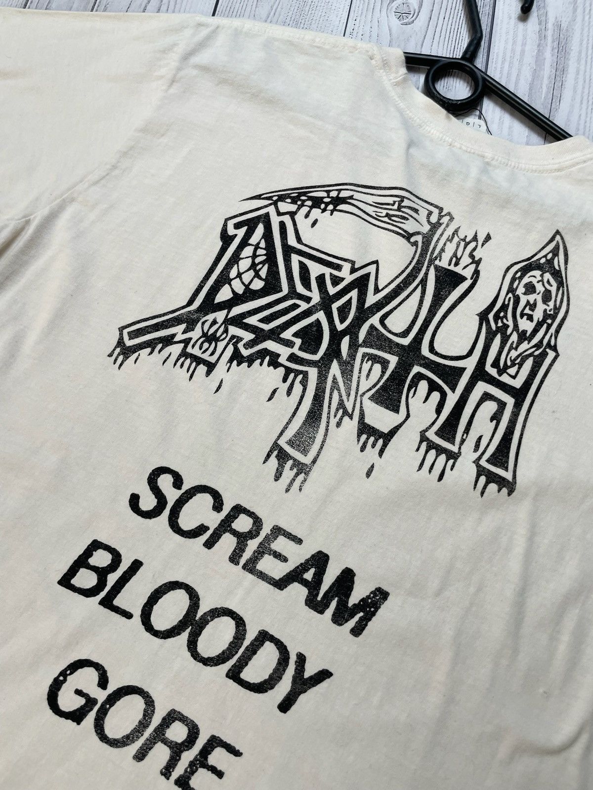 Band Tees Vintage Death Scream Bloody Gore rock tee Y2K metal size L Size US L / EU 52-54 / 3 - 3 Thumbnail