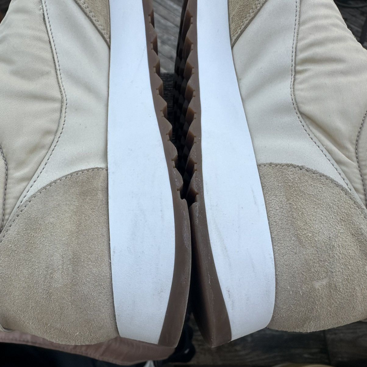 Good Man Brand GOOD MAN BRAND Triumph Trainer Sneaker Cream Size US 9 / EU 42 - 8 Thumbnail