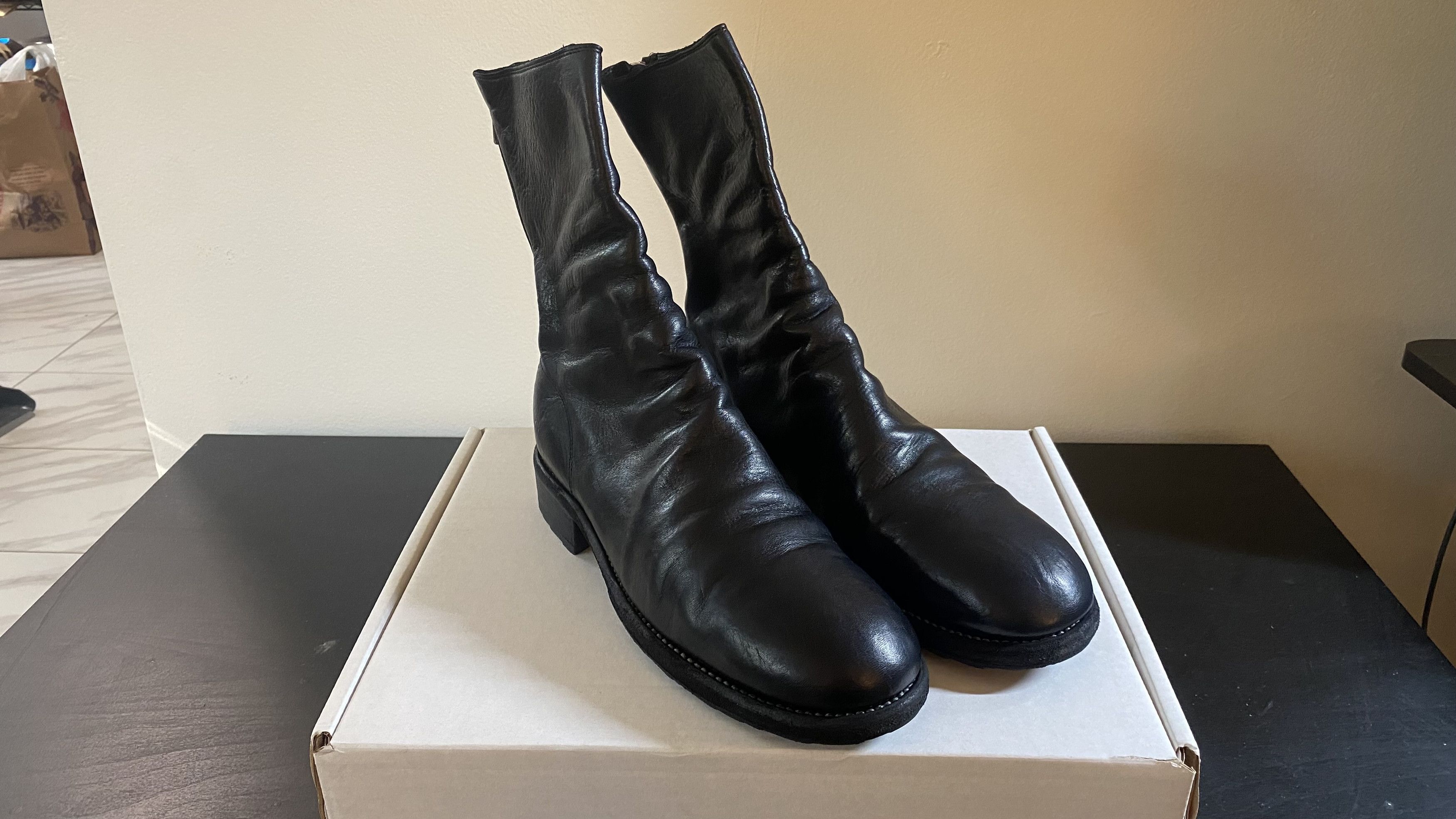 Guidi 998 Backzip Leather Boots sz 41