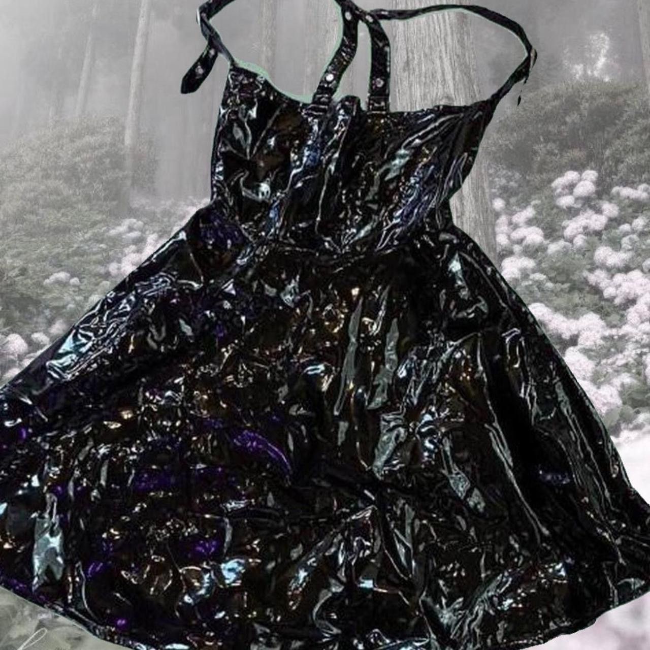 blue dress for baby girl Glamorous Black Brocade Mini Dress – Dolls Kill main image 0