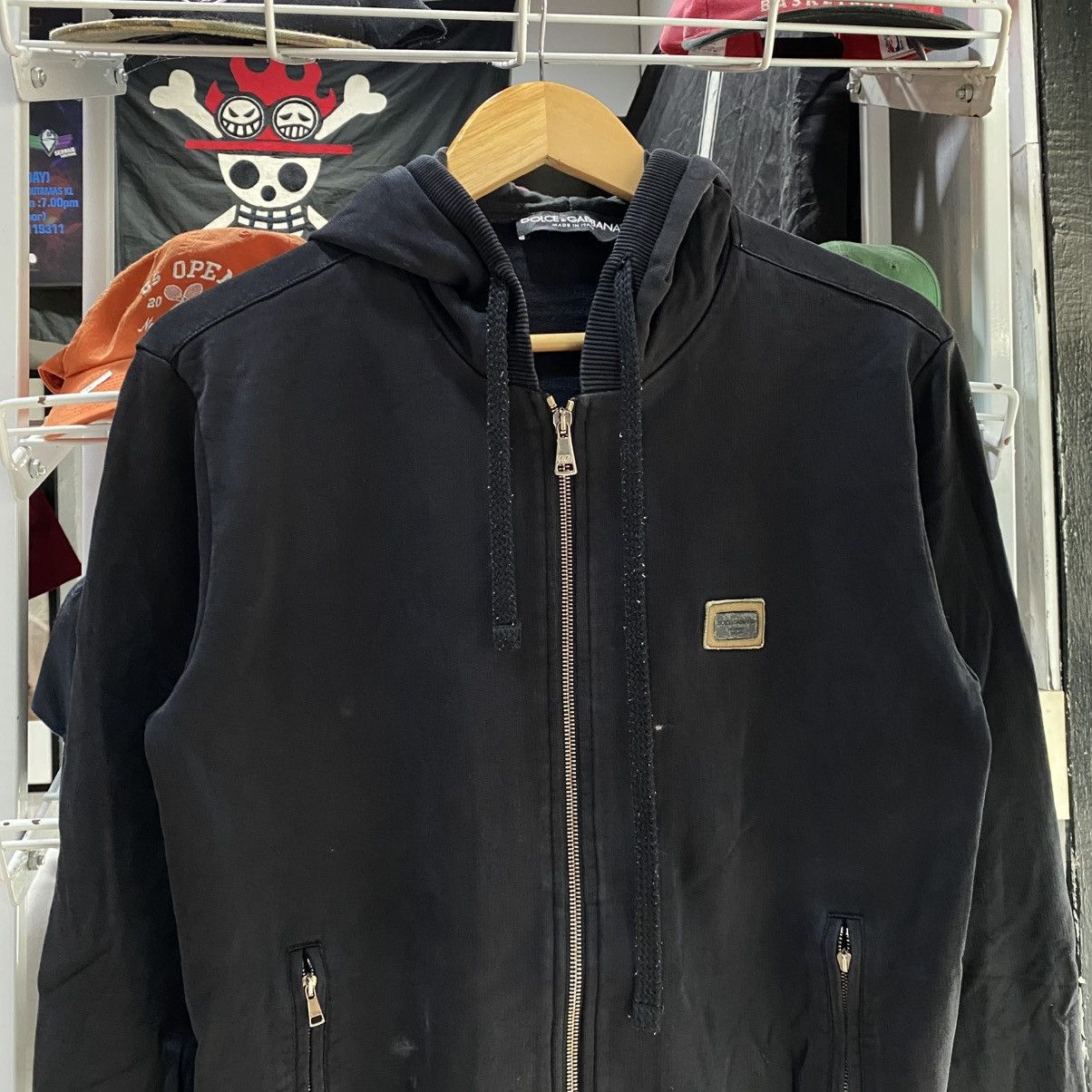 Dolce & Gabbana Vintage Dolce & Gabbana Basic Logo Black y2k hoodie Size S / US 4 / IT 40 - 3 Thumbnail