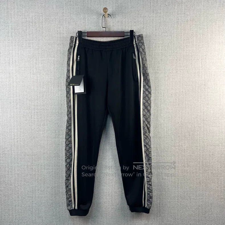 Gucci Gucci Size M Black snake pattern full-printed letter trouse Size US 31 - 1 Thumbnail