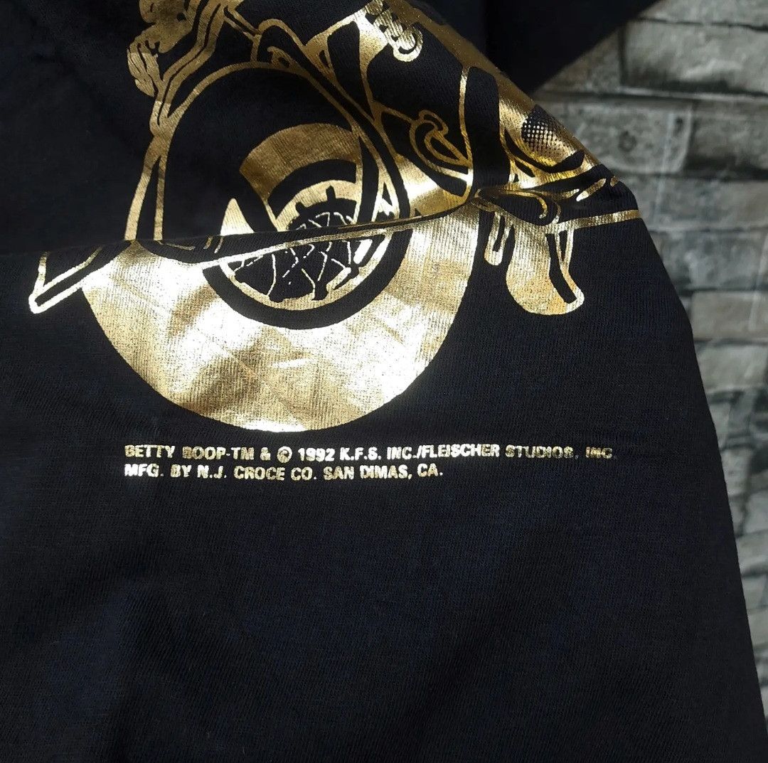 Cartoon Network Vintage 90s Betty Boop Gold Foil Tshirt Size US M / EU 48-50 / 2 - 3 Thumbnail