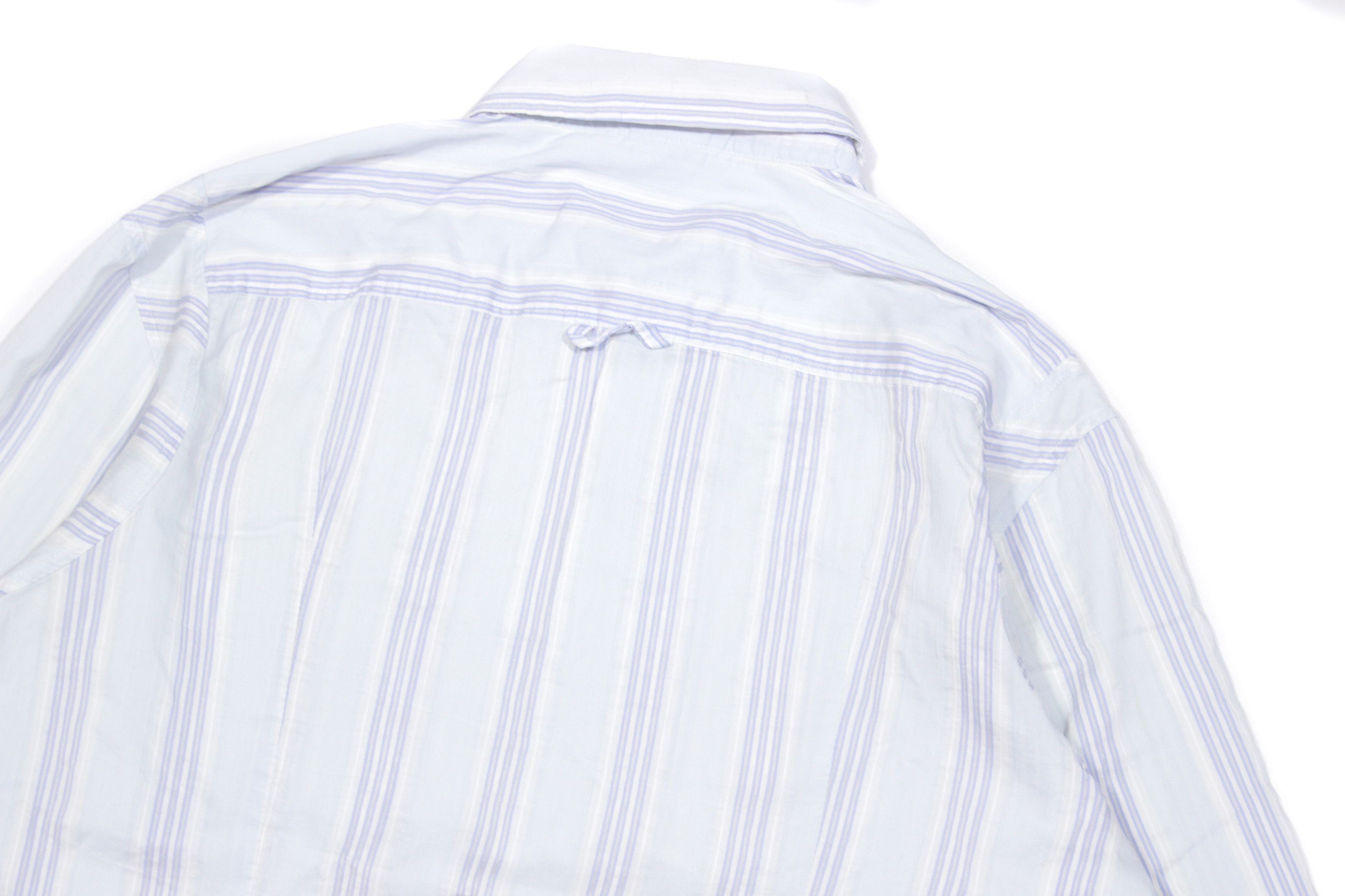 Dolce & Gabbana S/S2005 Logo Striped Shirt Vintage Size US L / EU 52-54 / 3 - 4 Thumbnail