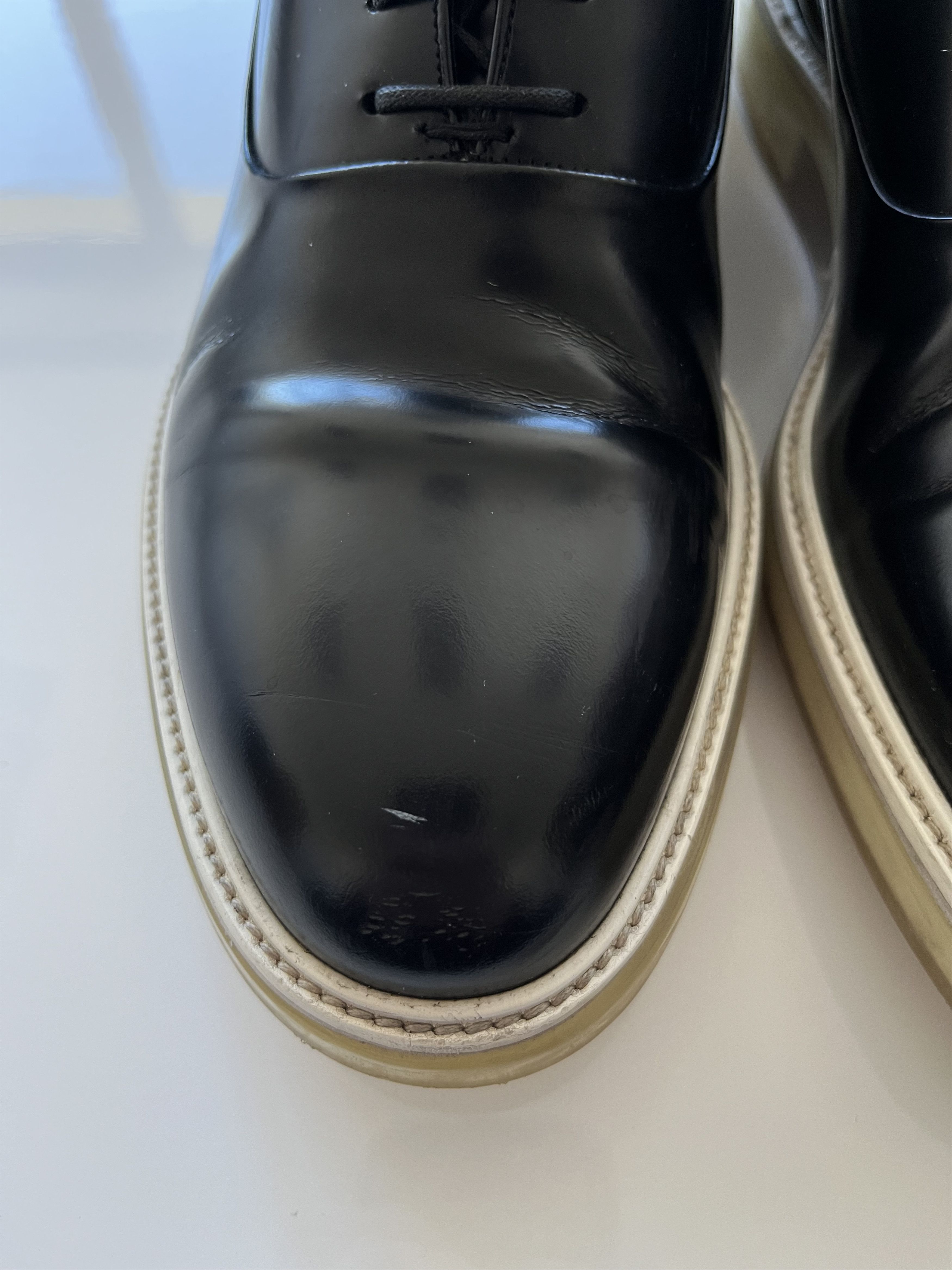 Dior FW13 Dior Homme Noir Derby Shoes by Kris Van Assche Size US 8 / EU 41 - 9 Thumbnail