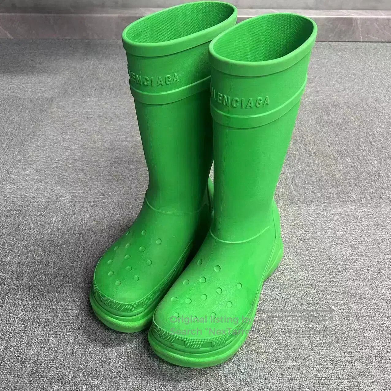 Balenciaga Balenciaga Plastic waterproof and wear-resistant mid-calf Size US 11 / EU 44 - 1 Thumbnail