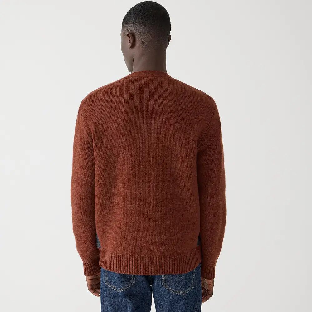 J.Crew J. CREW Wool V-neck Cardigan Sweater in Harris Tweed Size US L / EU 52-54 / 3 - 2 Thumbnail