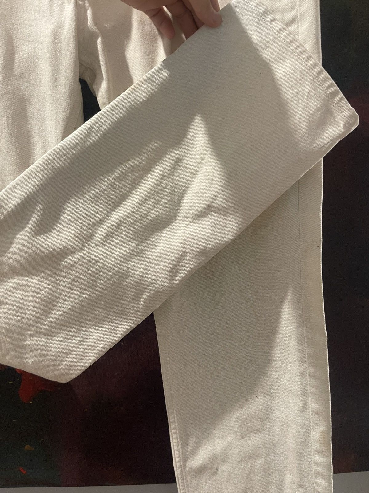 Maison Margiela Maison Margiela White jeans Size US 33 - 5 Thumbnail