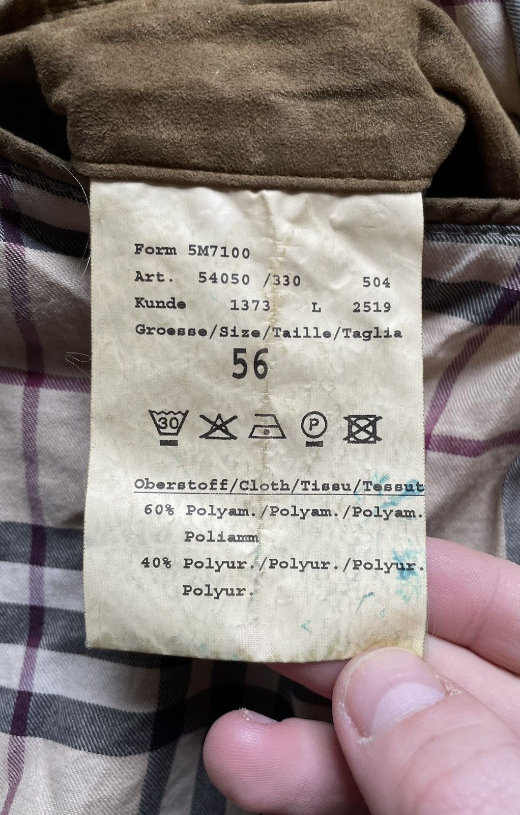 Burberry × Vintage Vintage Casual Burberry London England Nova Check Jacket 56 Size US XL / EU 56 / 4 - 17 Thumbnail