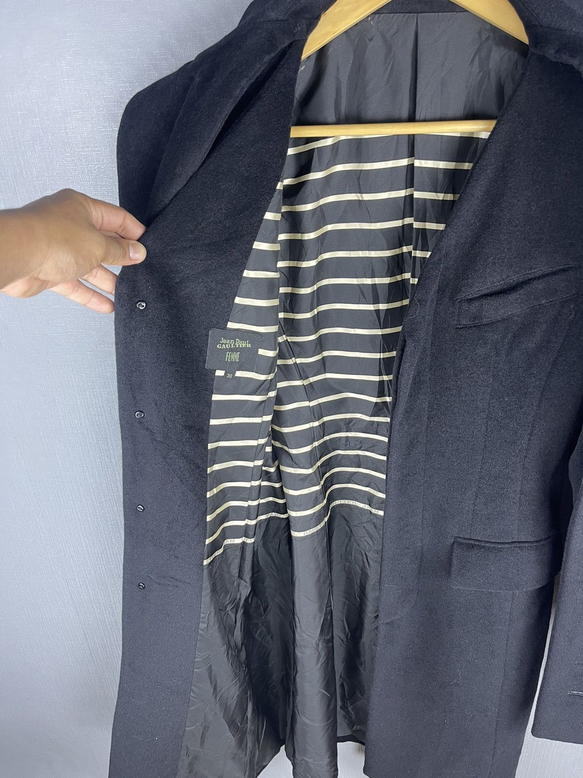 Jean Paul Gaultier 🔥STEALS JEAN PAUL GAULTIER JPG Wool Long Jacket Size M / US 6-8 / IT 42-44 - 14 Thumbnail