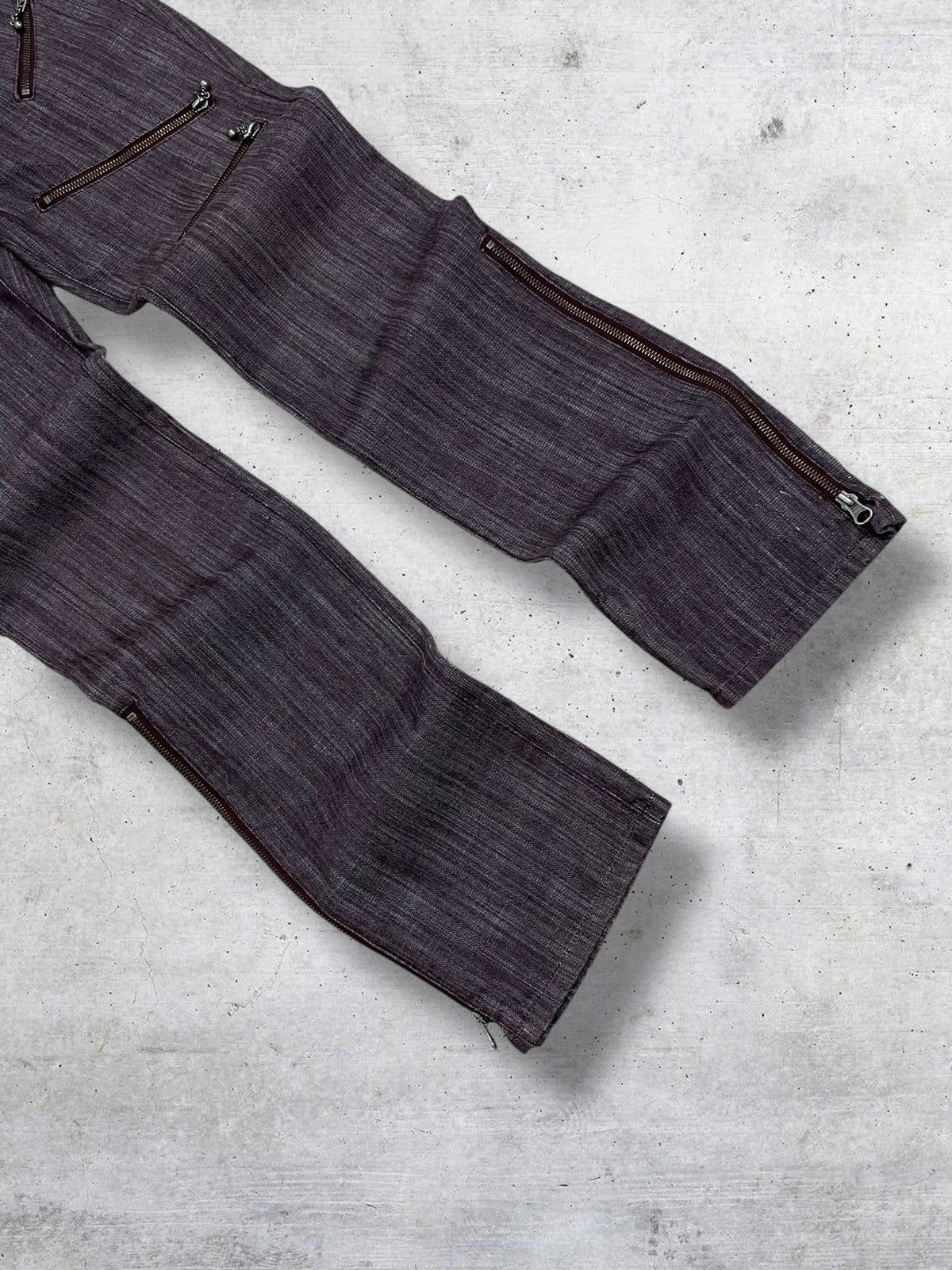 Japanese Brand CUSTOM CULTURE JAPAN DESIGNER 1990S PUNK MULTIZIP RARE DENIM Size US 30 / EU 46 - 2 Thumbnail