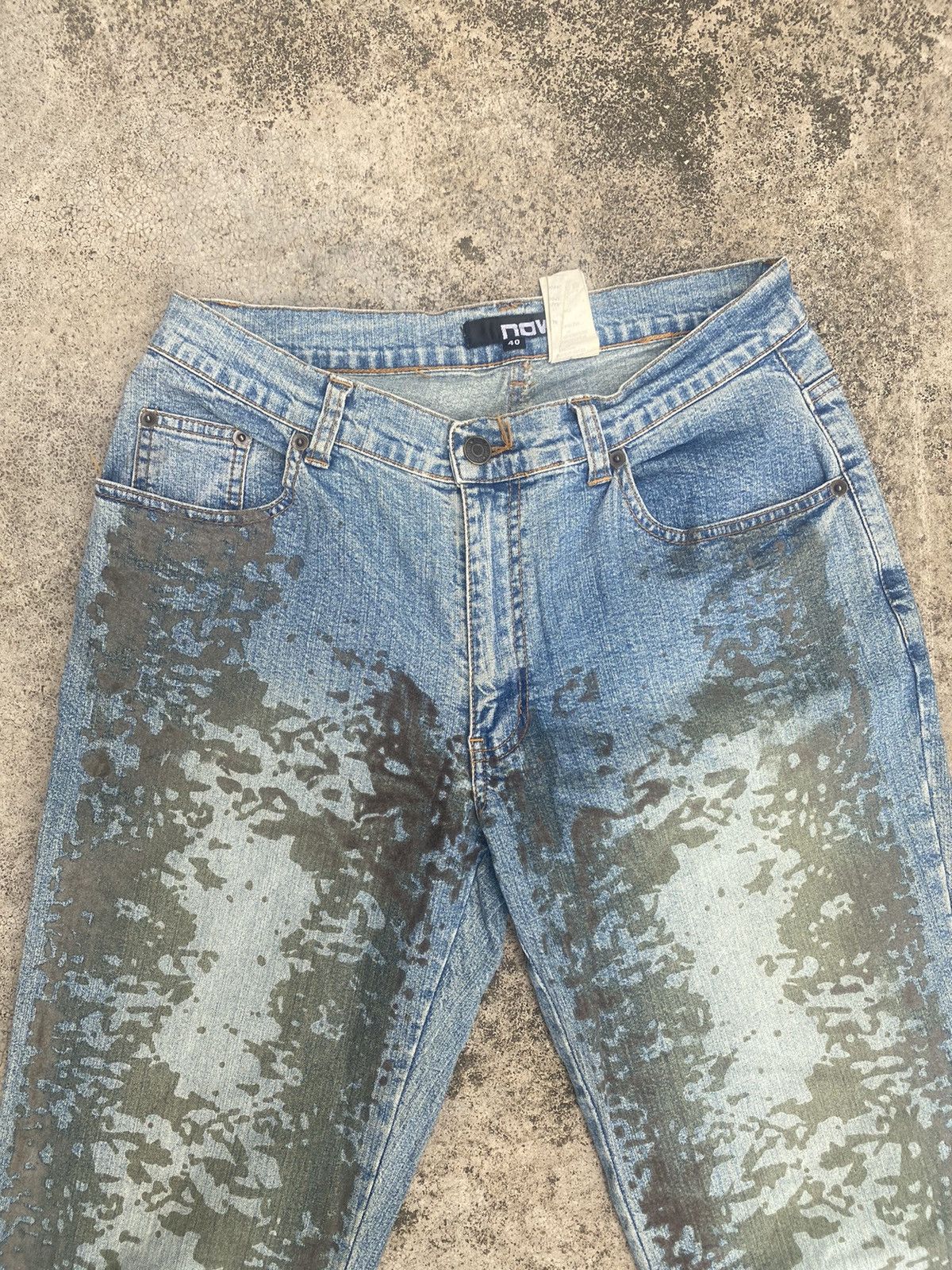 If Six Was Nine × Japanese Brand Flare Jeans Now Velvet Splash Bootcut Size US 29 - 10 Thumbnail