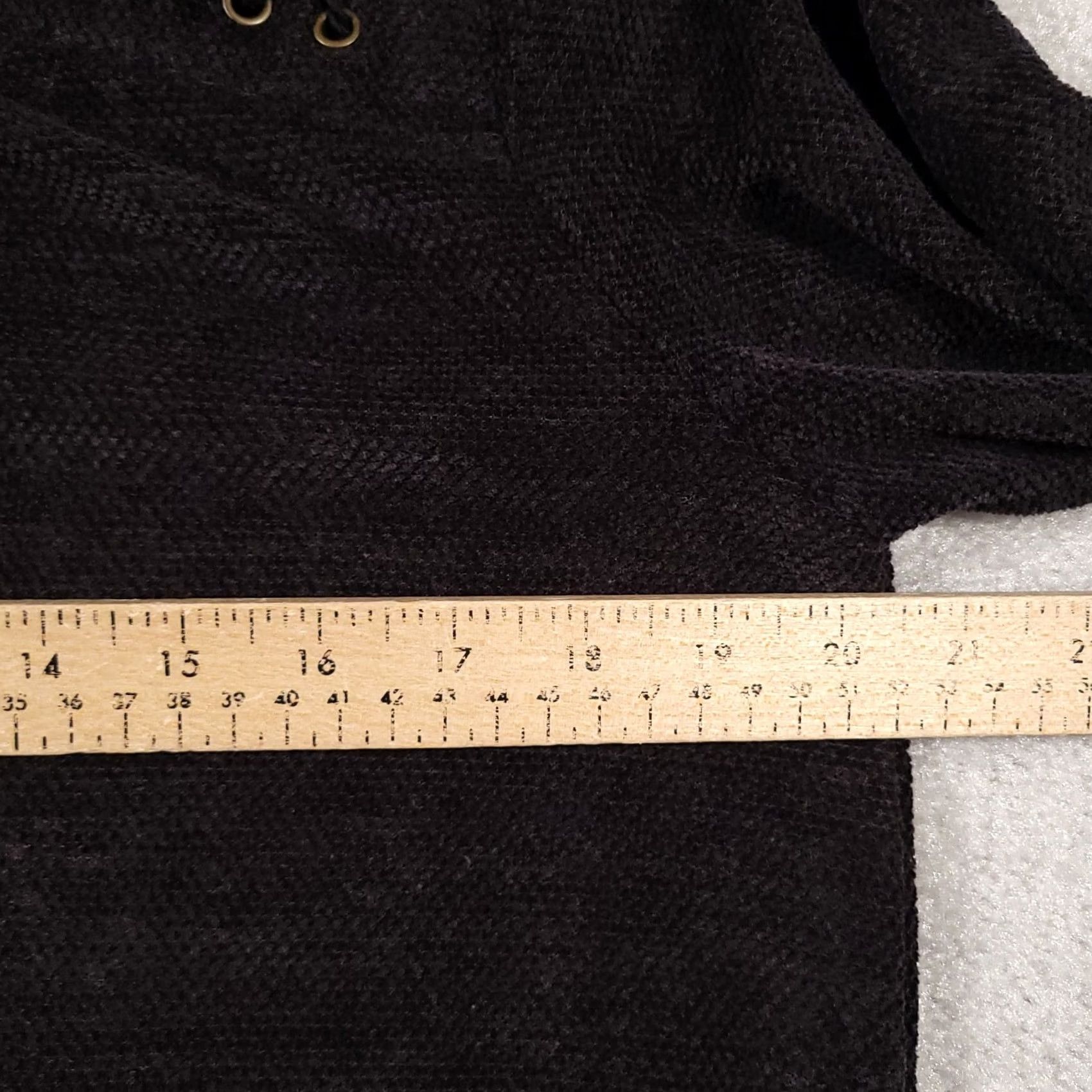Vintage Knox Rose Sweater Women's Large Black Round Neck Laced Shoulders Knit Pullover Rose Casual Size L / US 10 / IT 46 - 6 Thumbnail