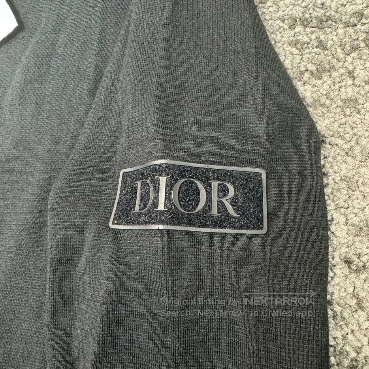 Dior black embroidered cashmere knit sweater. Size XS / US 0-2 / IT 36-38 - 4 Thumbnail