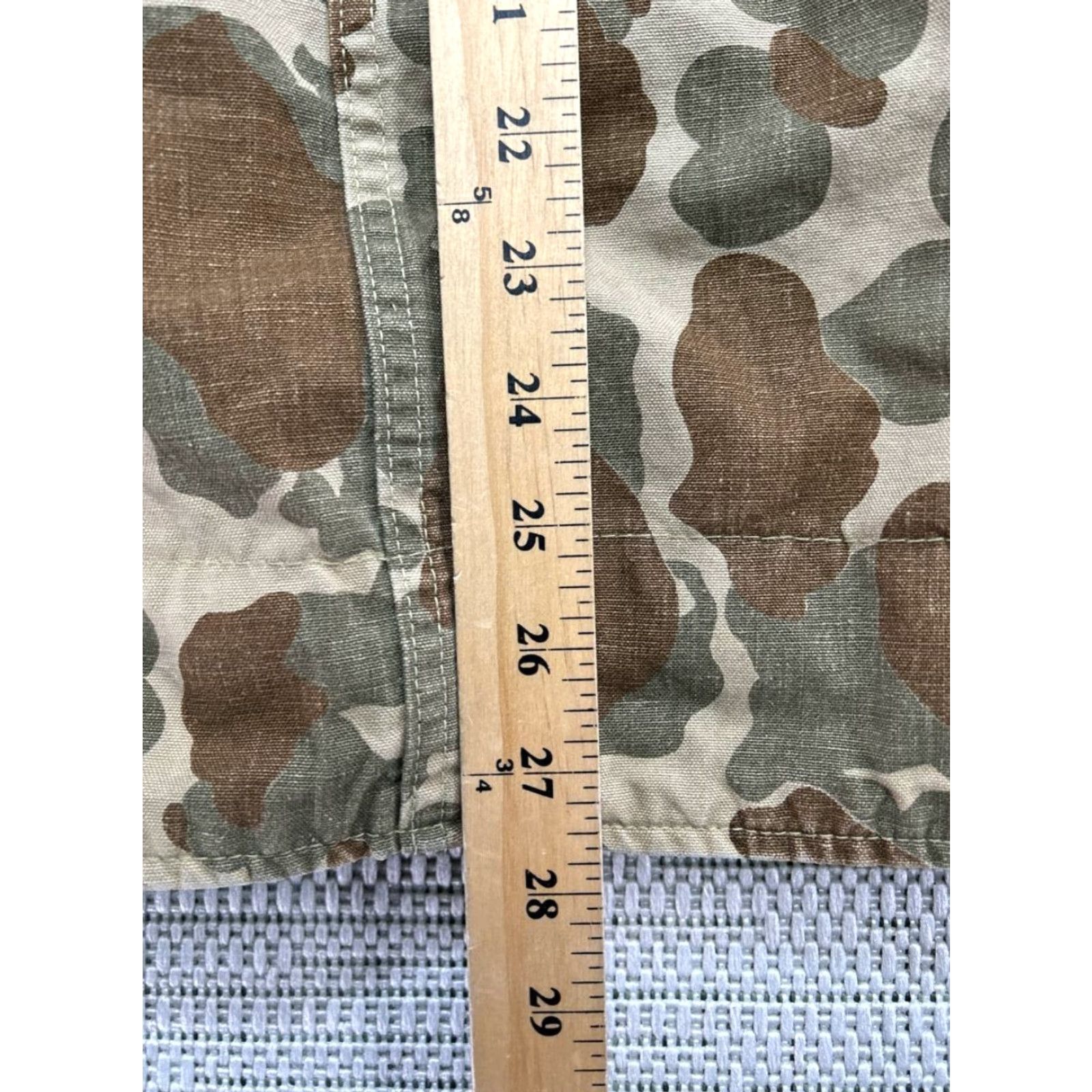 Vintage RedHead Hunting Jacket Mens Large Camouflage Cotton Canvas Bomber Jacket-ish Green Brown Headed Hunting Camouflage Jacket (L) Mens Size US L / EU 52-54 / 3 - 7 Thumbnail