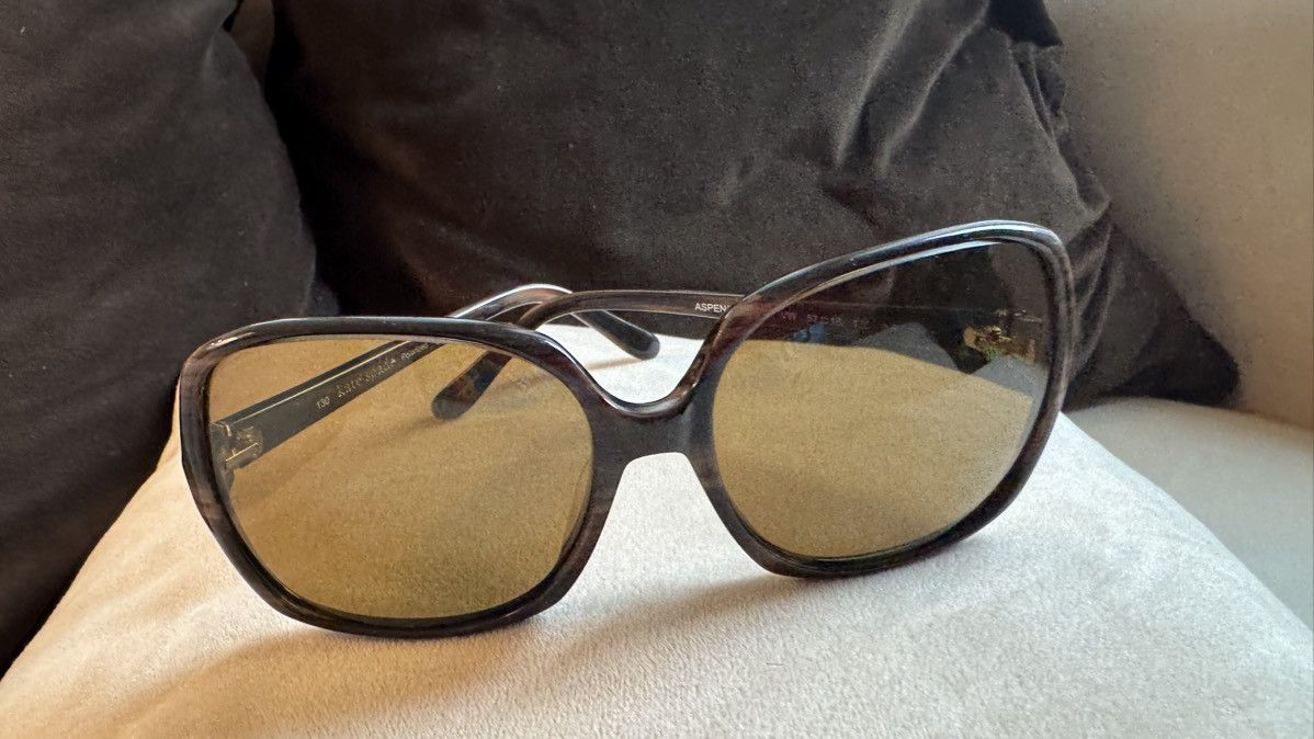 Kate Spade KATE SPADE Brown oversized sunglasses yellow lenses Size ONE SIZE - 4 Thumbnail