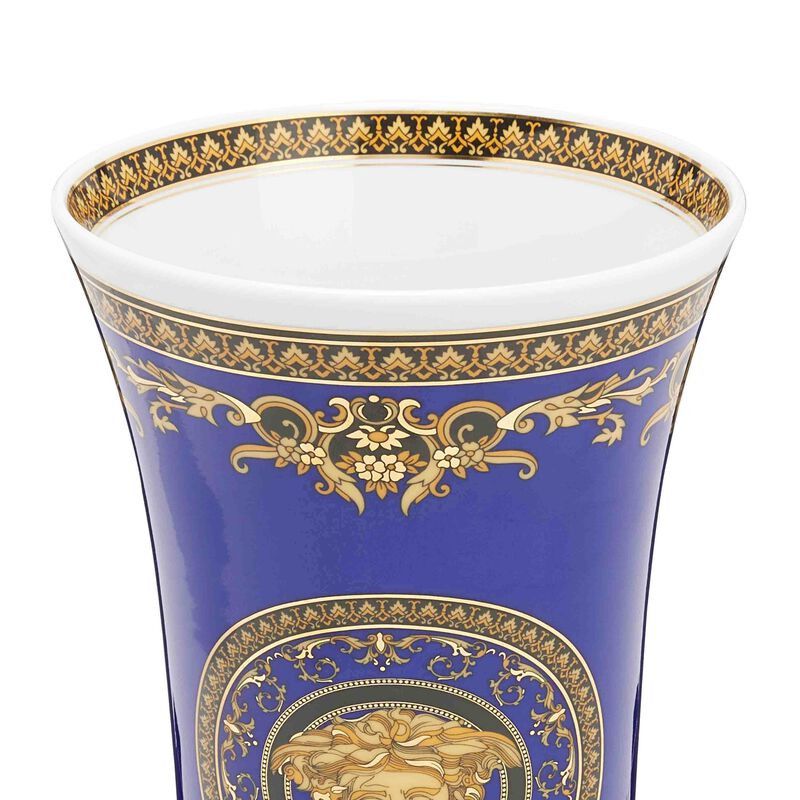 Versace Versace Medusa Blue Large Vase 10 1/4" Rosenthal Germany Size ONE SIZE - 3 Thumbnail