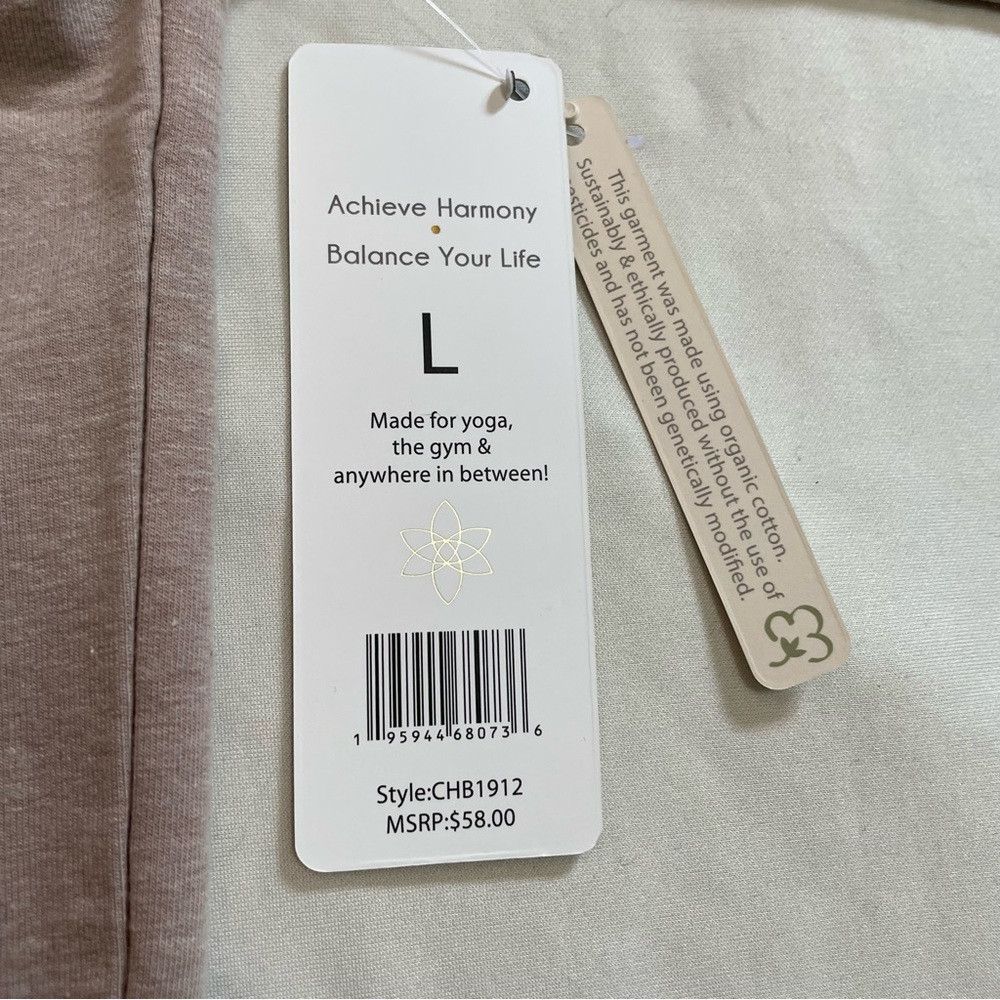 Other NWT New Harmony Balance Organic Cotton Beige Sweatshirt Siz Size L / US 10 / IT 46 - 8 Thumbnail