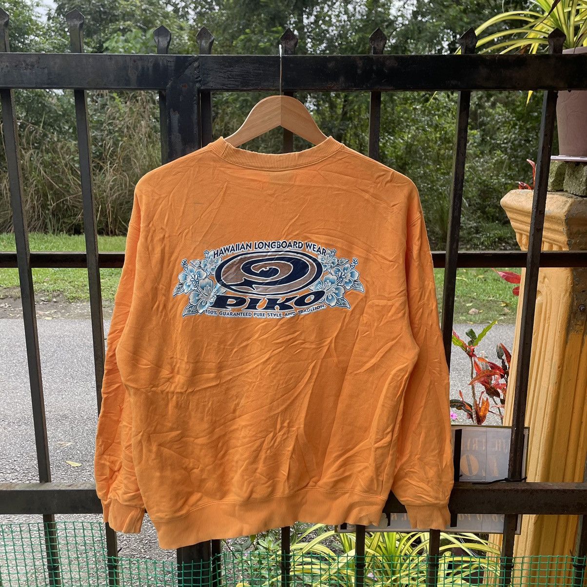 Vintage 🔥Vintage Piko Hawaii Big Logo Surfing Distress Sweatshirts Size US S / EU 44-46 / 1 - 1 Thumbnail