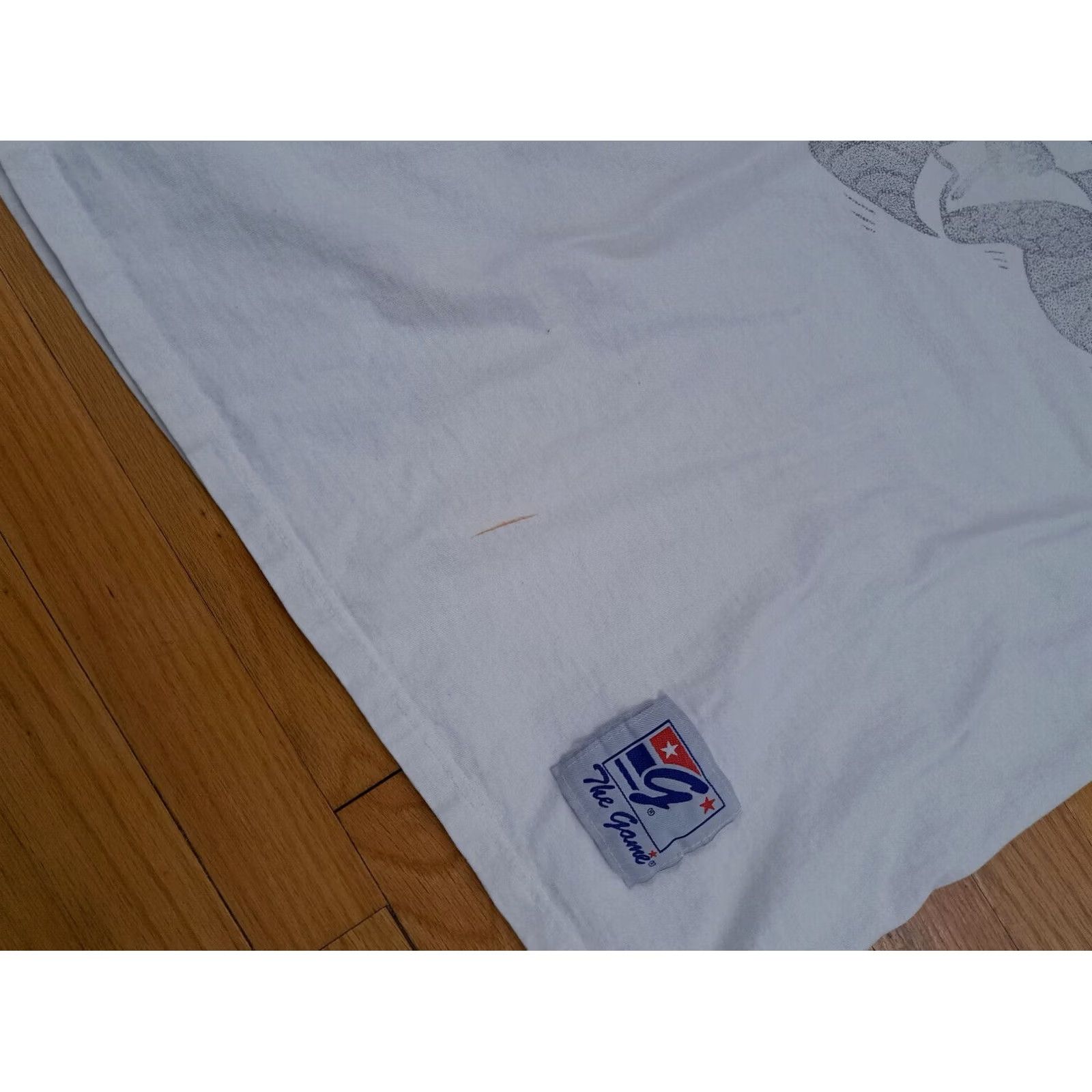Vintage VINTAGE Charlotte Hornets T-Shirt The Game XL White USA Short Sleeve Men Size XL Size US XL / EU 56 / 4 - 6 Thumbnail