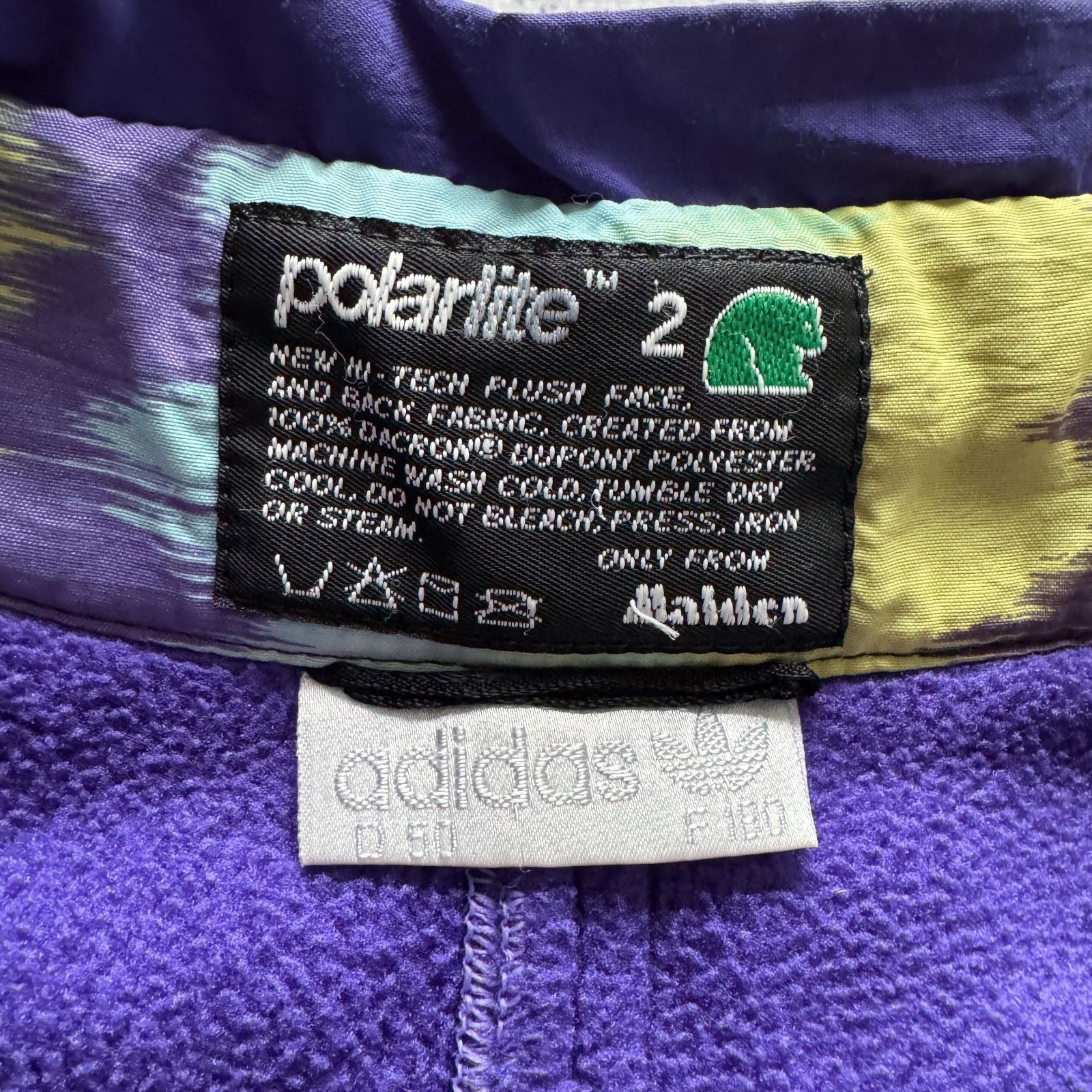 Adidas Vintage Adidas Trekking 90s Polarlite Fleece Outdoor Jacket Size US M / EU 48-50 / 2 - 8 Thumbnail