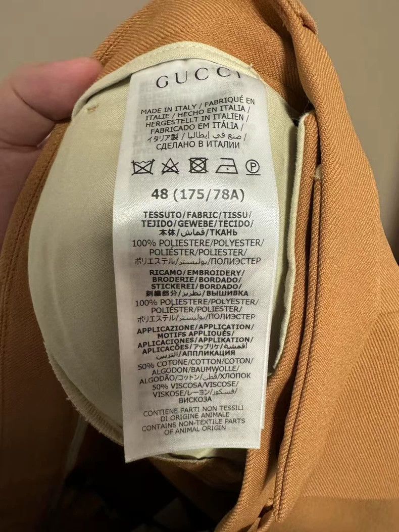 Gucci Gucci Co-branded SS22 solid color striped twill shorts 2505 Size US 32 / EU 48 - 4 Thumbnail