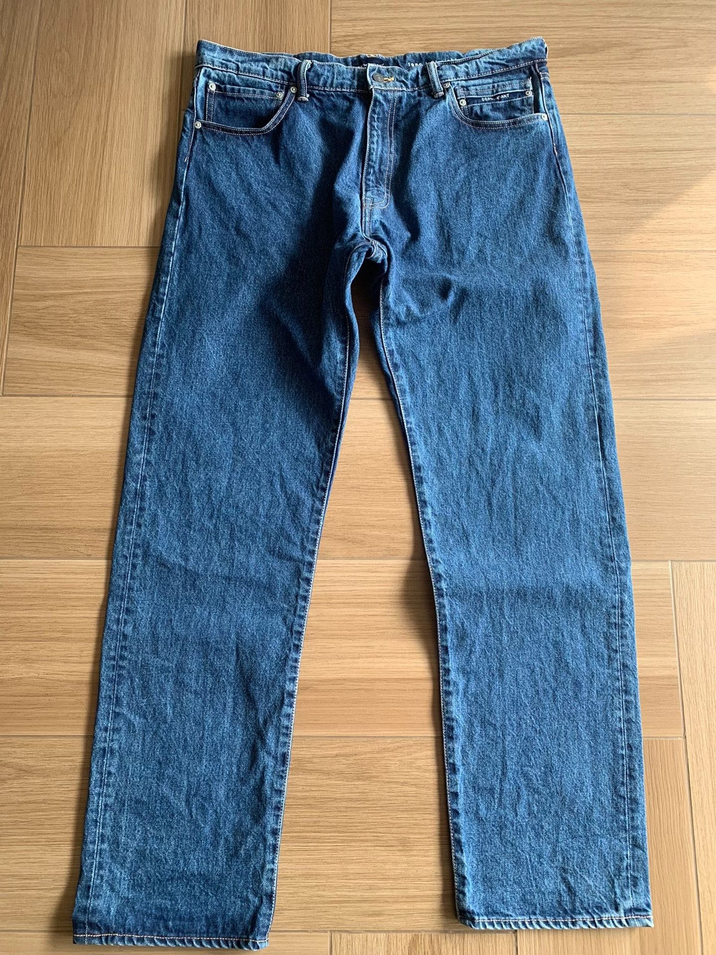 Descendant Descendant DCDT 1986 Straight Vintage Washed Jeans Size US 37 - 1 Thumbnail