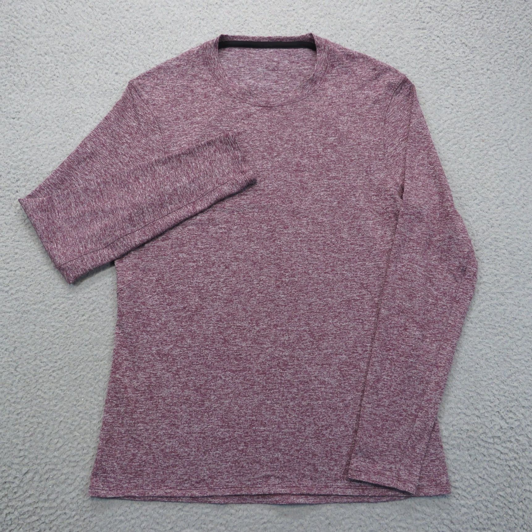 Lululemon Lululemon Mens Shirt Drysense Purple Heather Long Sleeve Gym Workout Run Size US S / EU 44-46 / 1 - 2 Thumbnail
