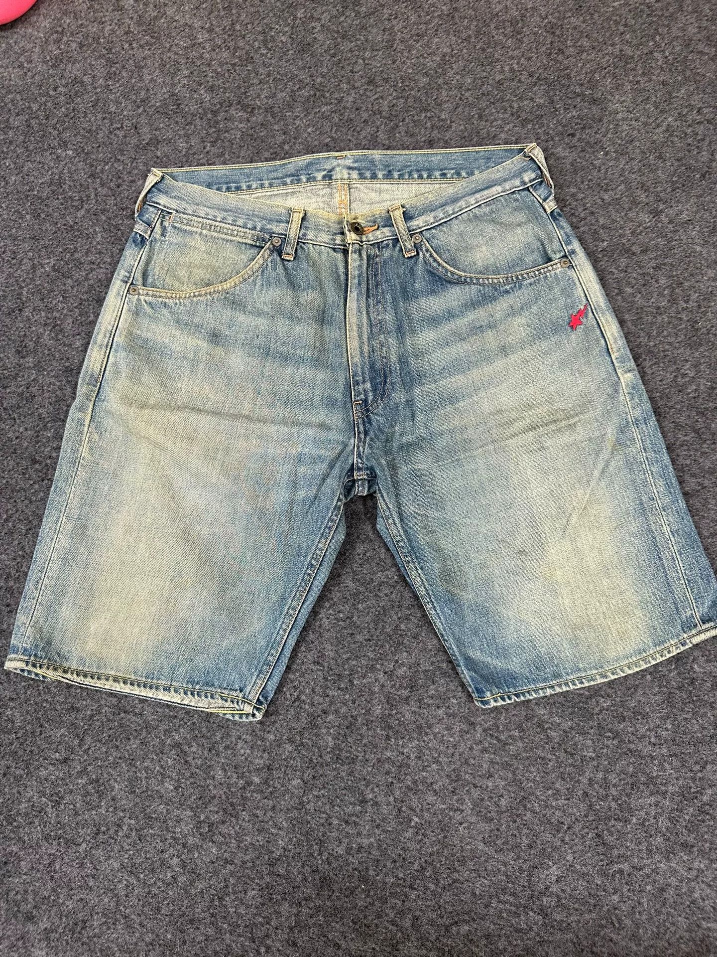 Bape Bape Multi Space Denim Shorts Designer Size US 32 / EU 48 - 1 Thumbnail