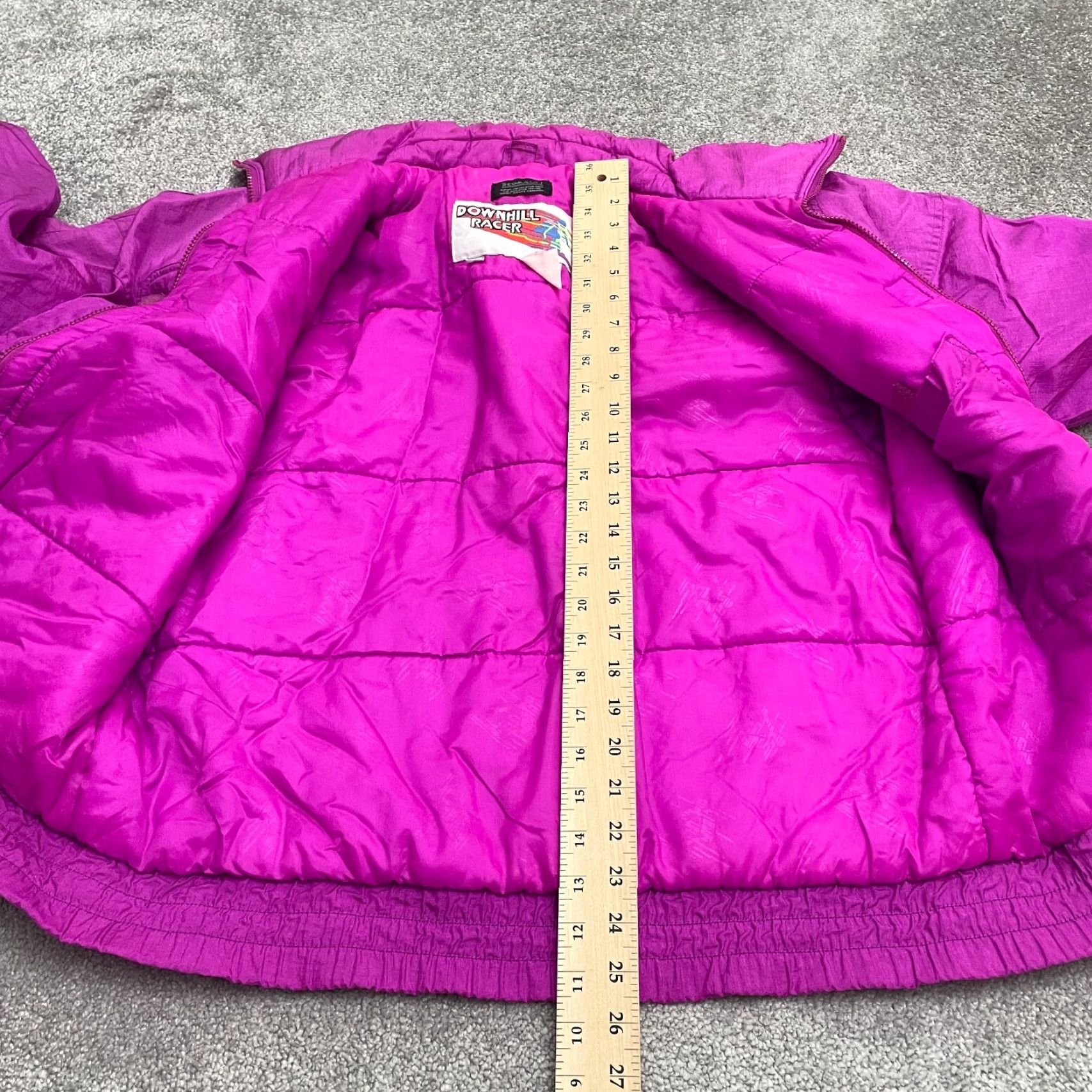 Etro VINTAGE Downhill Racer Purple Jacket Mens? Womens? 90s 80s Retro Puffer Coat Zip Mid-Length Long Sleeve Size M Size M / US 6-8 / IT 42-44 - 7 Thumbnail