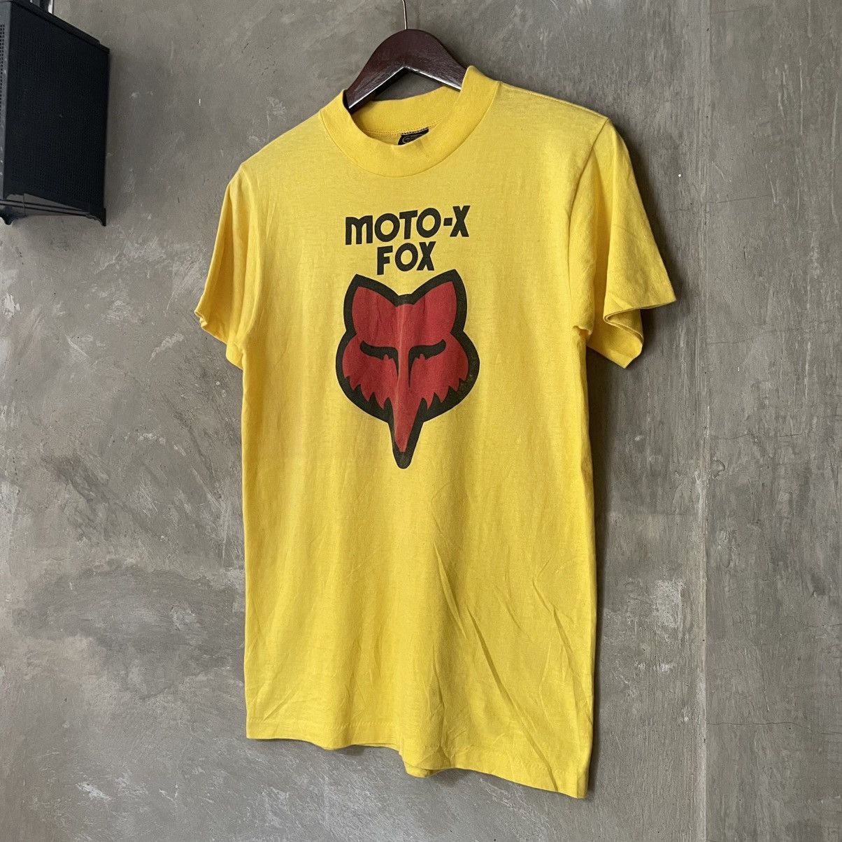 Fox Racing × Vintage Vintage 70's MOTO-X FOX Factory Inc T-Shirt Racing Motocross Size US S / EU 44-46 / 1 - 2 Thumbnail