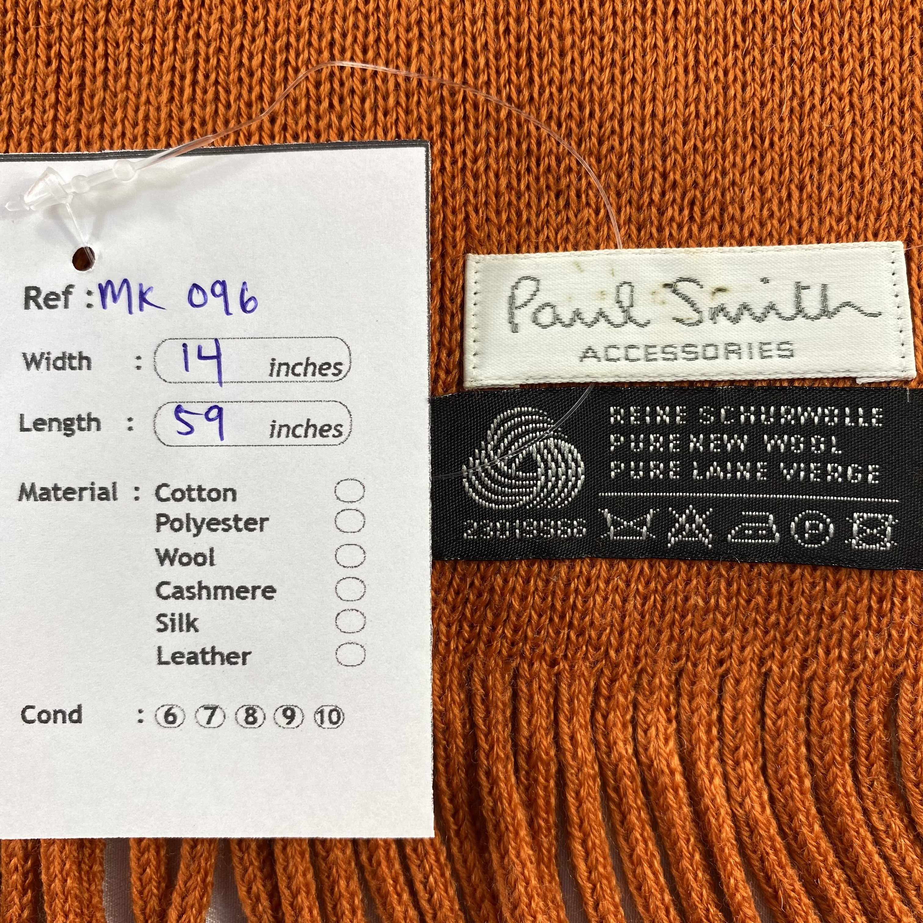 Paul Smith Paul Smith Scarf Neck Wrap Plain Muffler Size ONE SIZE - 7 Thumbnail