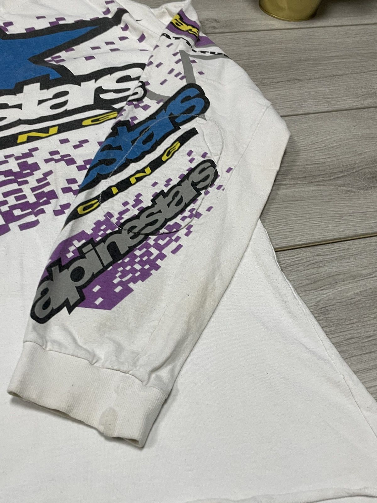 Alpinestars Alpinestars vintage USA racing long sleeve big logo Size US XL / EU 56 / 4 - 10 Thumbnail