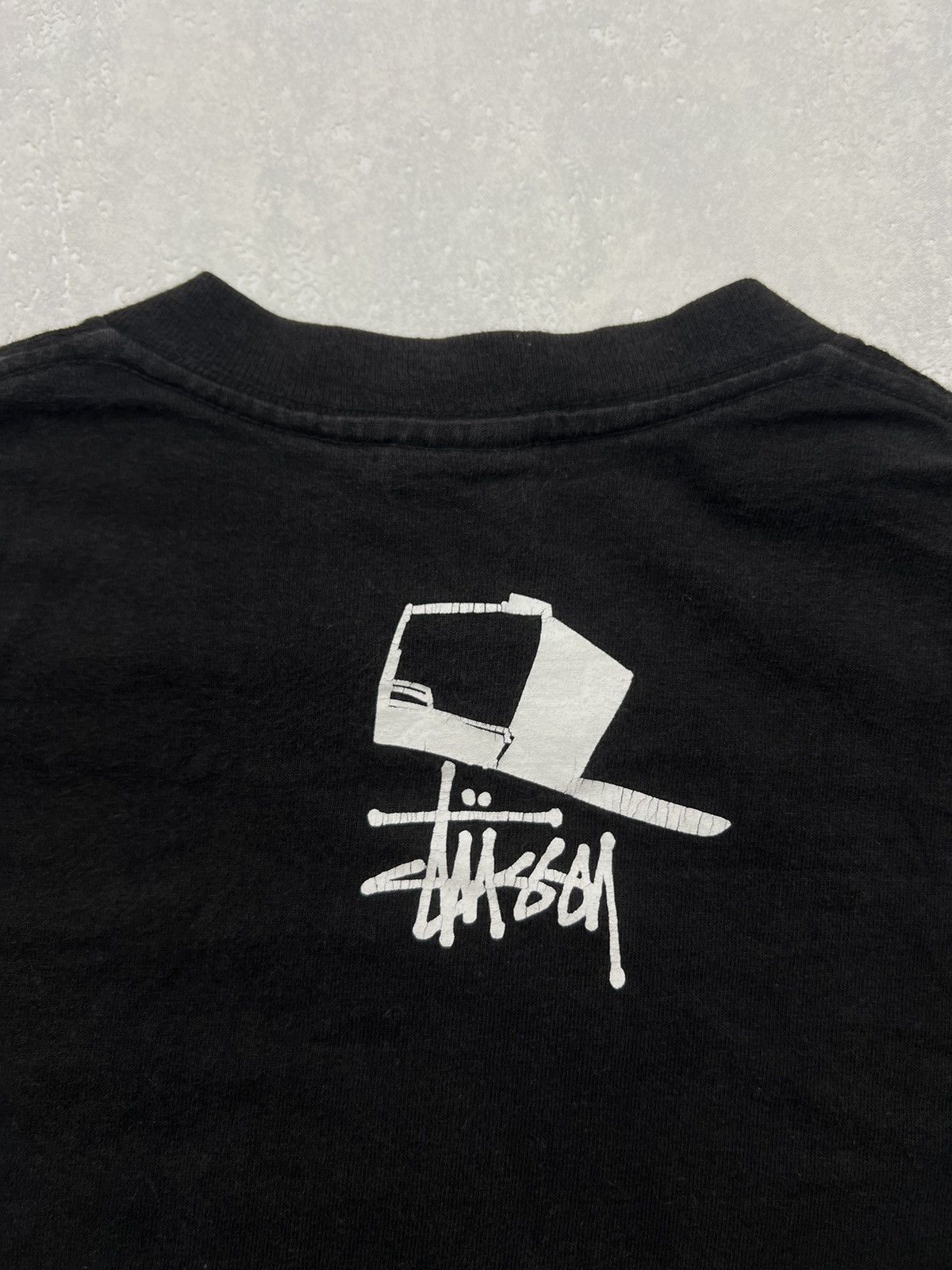 Stussy 00’s STUSSY REAS RARE Y2K CAP GUY TEE VINTAGE Size US S / EU 44-46 / 1 - 9 Thumbnail
