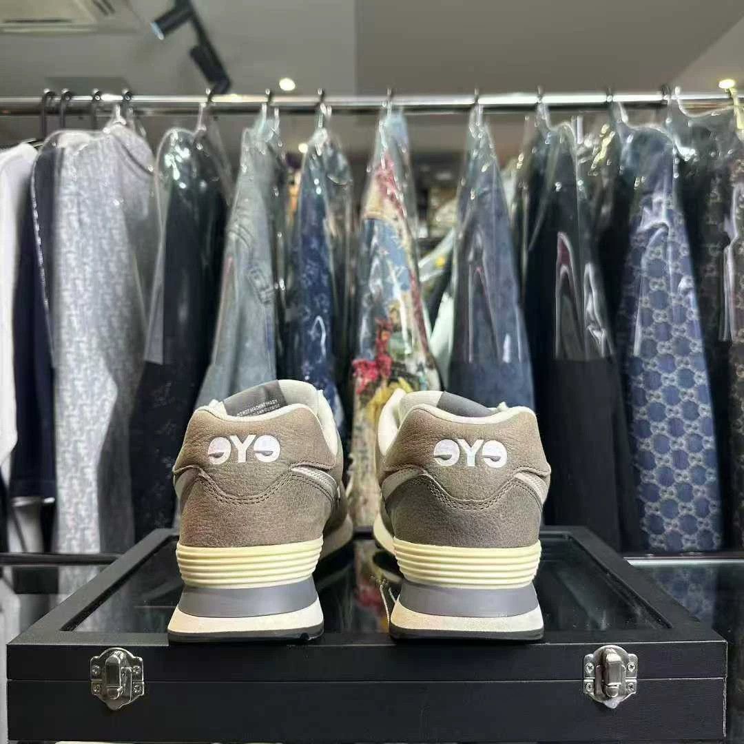 Comme des Garcons New Balance 574 Comme des Garçons x Kith Khaki 42.5 Size US 9.5 / EU 42-43 - 7 Thumbnail