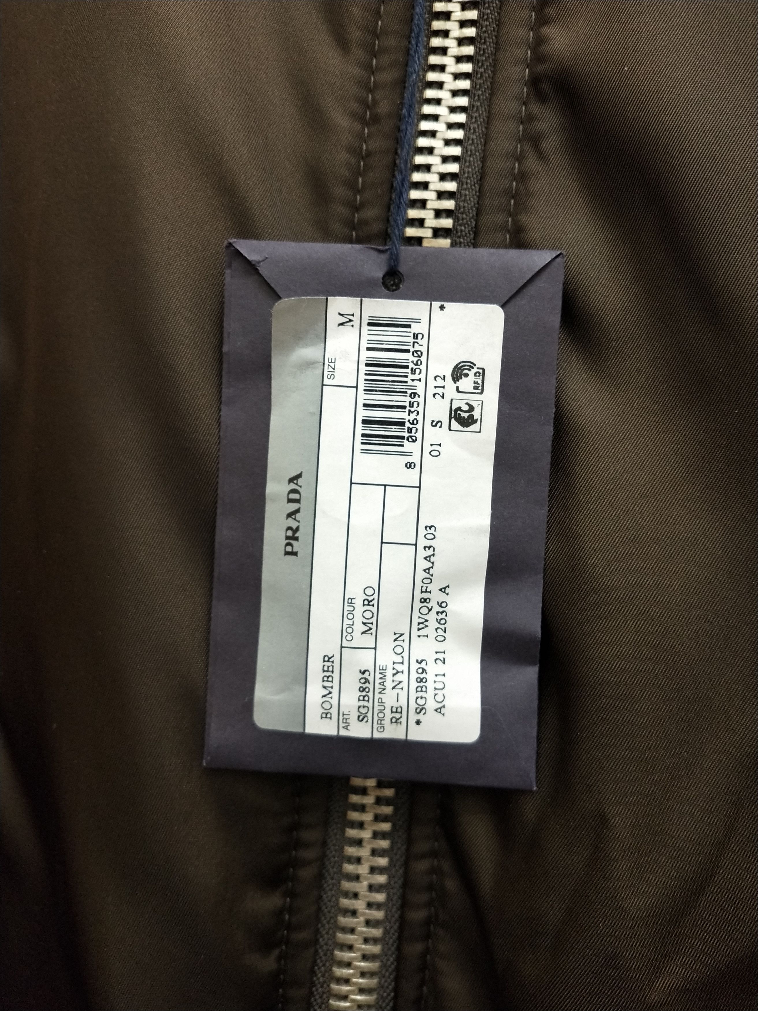 Prada Re-Nylon Knit Bomber Jacket (Trade for L or XL) Size US M / EU 48-50 / 2 - 14 Thumbnail