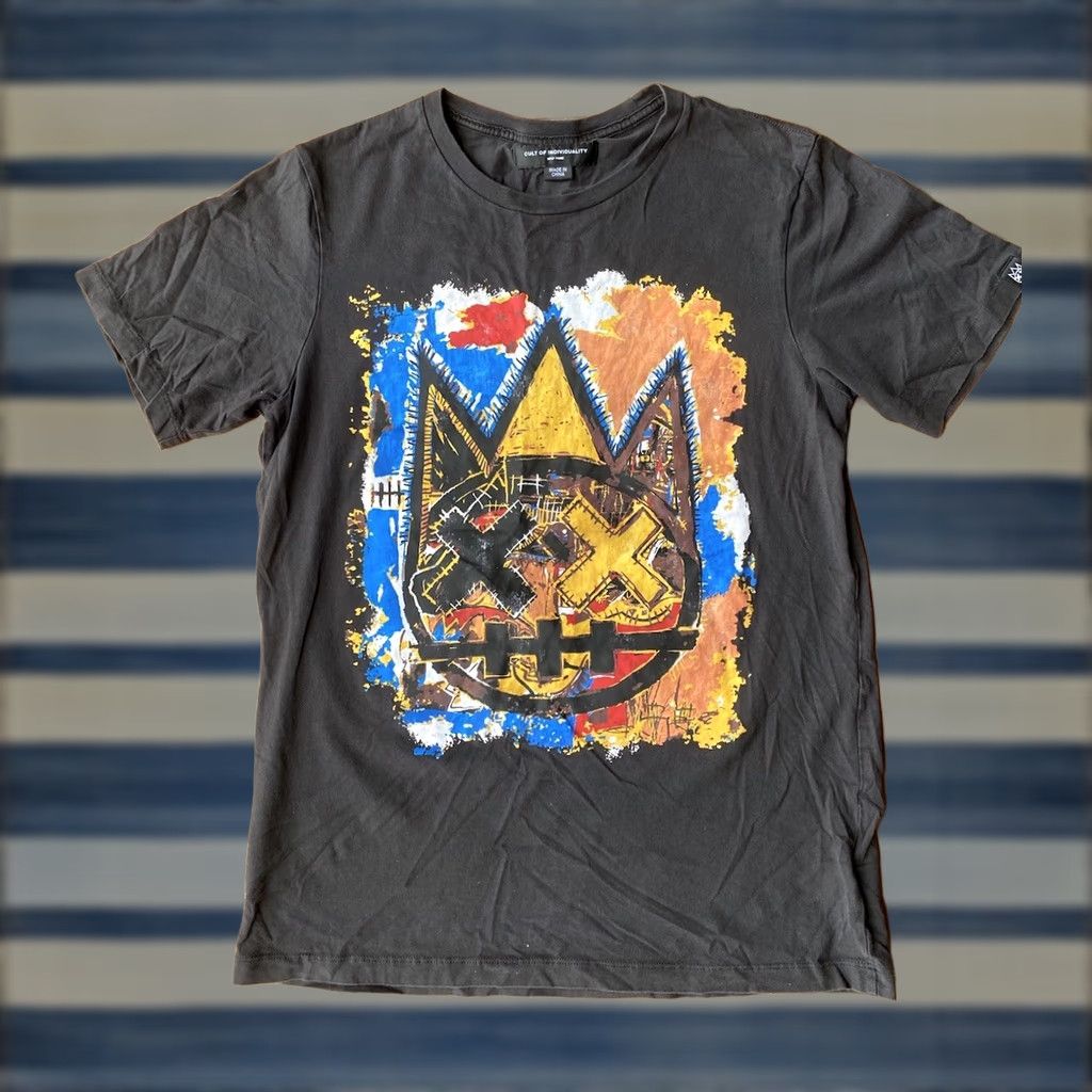 Cult Of Individuality VINTAGE Cult of Individuality Baso Art Graphic T-Shirt Small Black Size US S / EU 44-46 / 1 - 1 Thumbnail