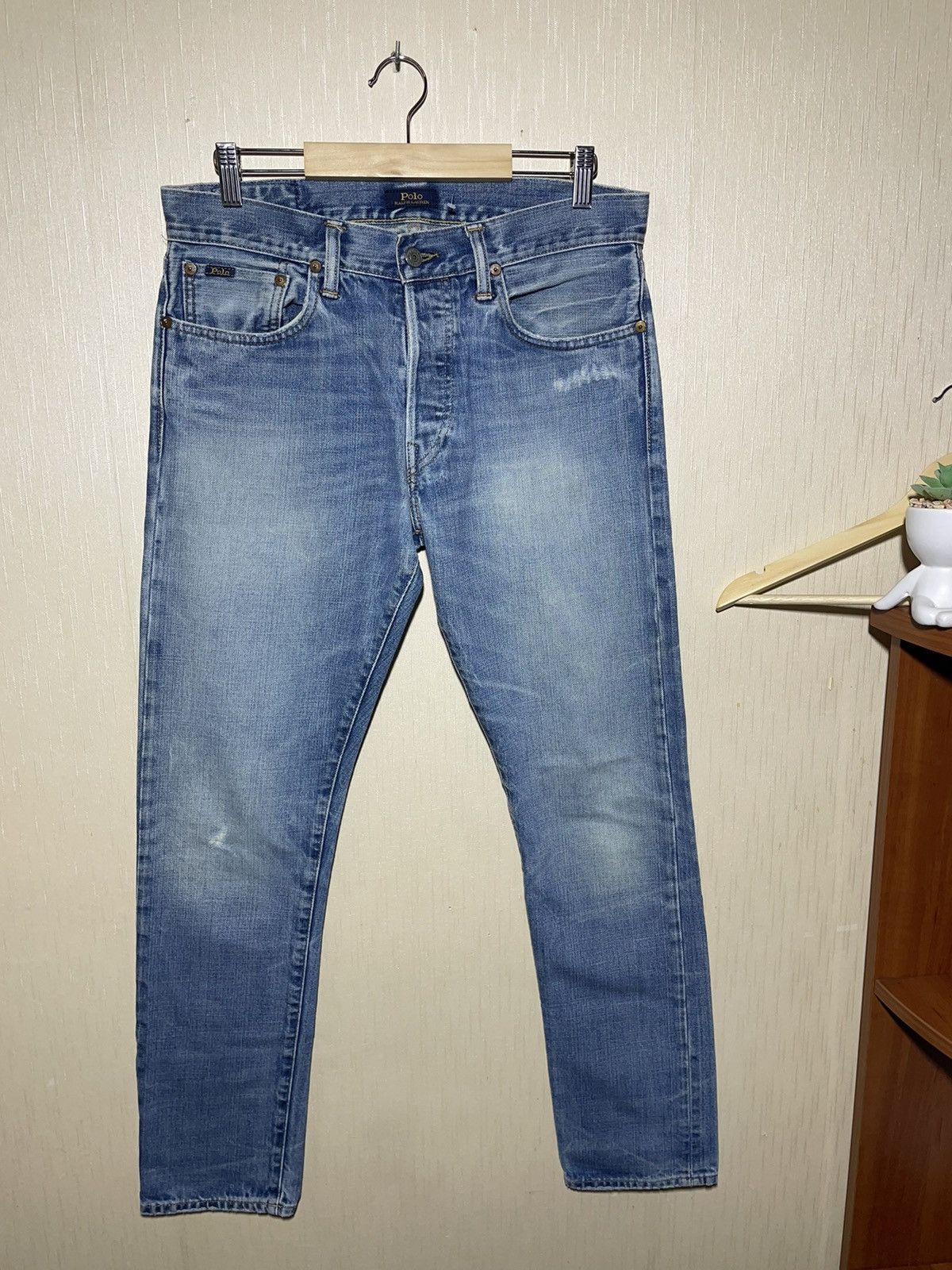 Polo Ralph Lauren × Vintage Polo Ralph Lauren vintage denim jeans Size US 30 / EU 46 - 1 Thumbnail