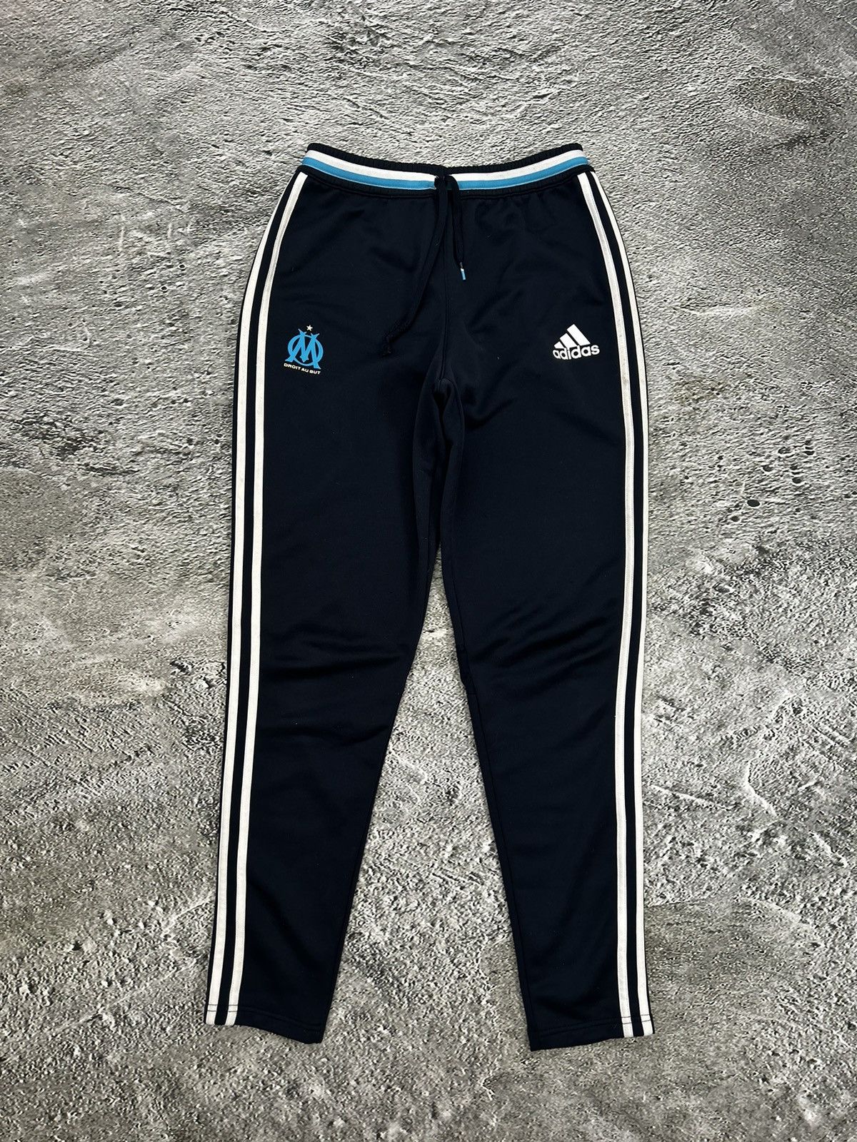 Marseille Adidas sweatpants navy vintage style climacool