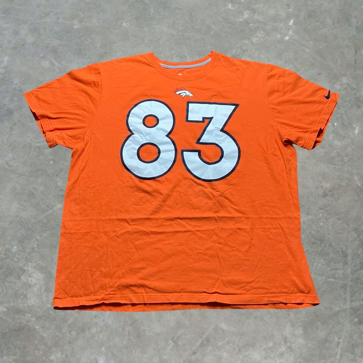 NFL × Nike Nike Denver Broncos Wes Welker Graphic T Shirt Size 3XL Size US XXL / EU 58 / 5 - 2 Thumbnail
