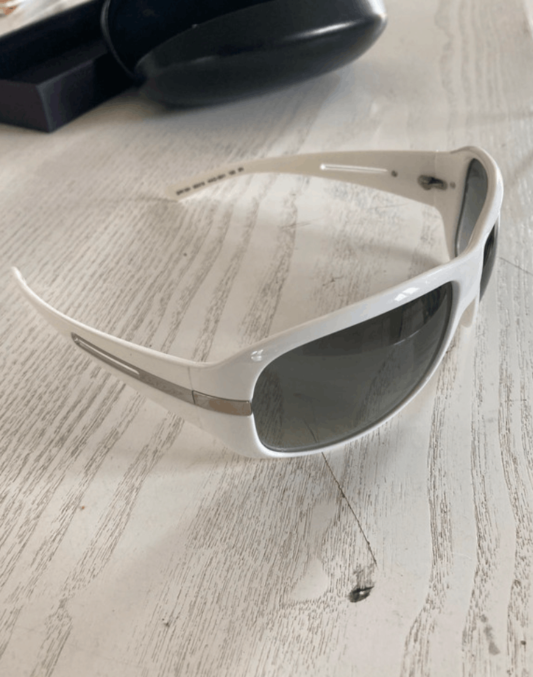 Prada PRADA Sunglasses Flame 2004 Star Mask Fire Chrome Silver Size ONE SIZE - 7 Thumbnail