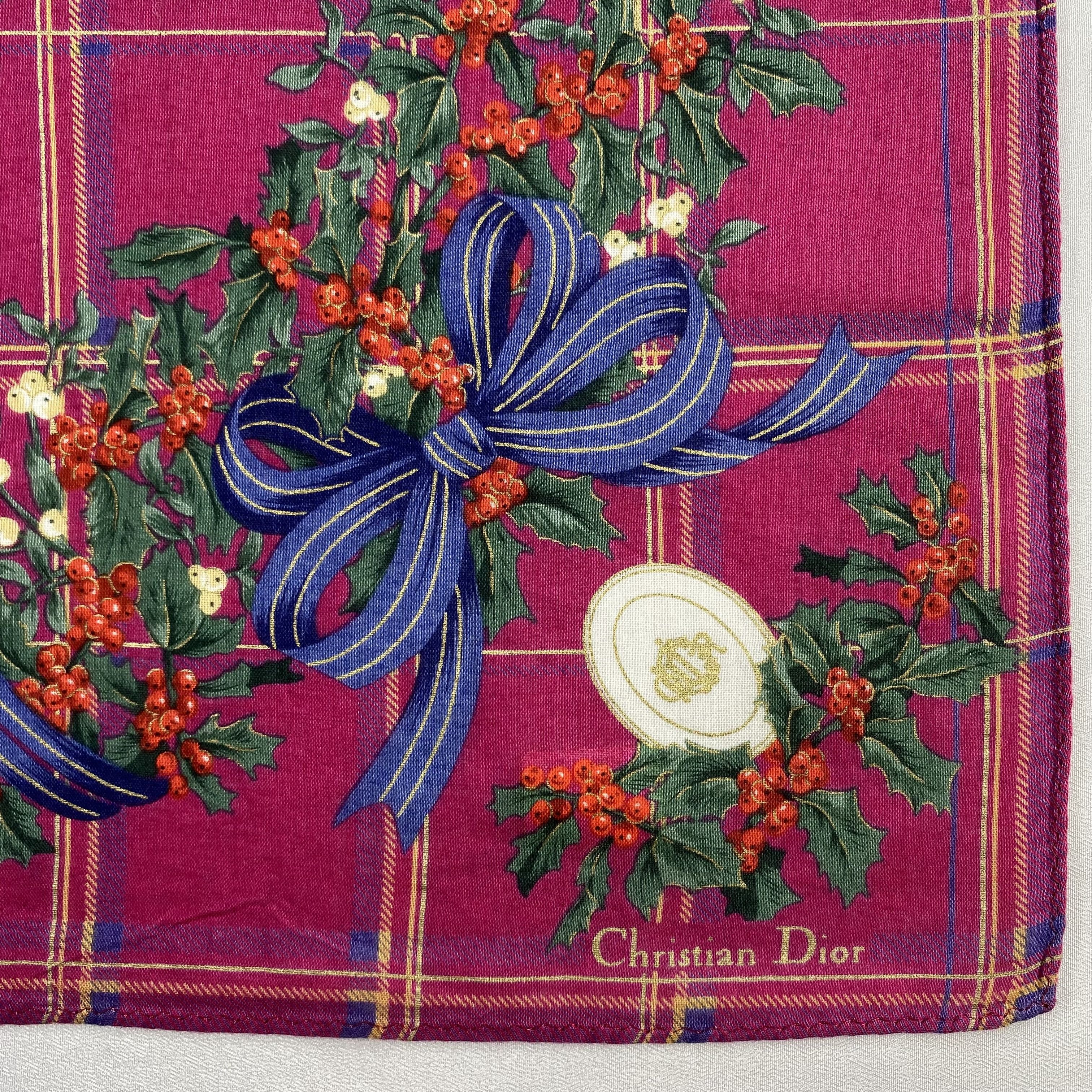 Vintage Christian Dior Monsieur Handkerchief / Neckerchief-P1885 Size ONE SIZE - 3 Thumbnail