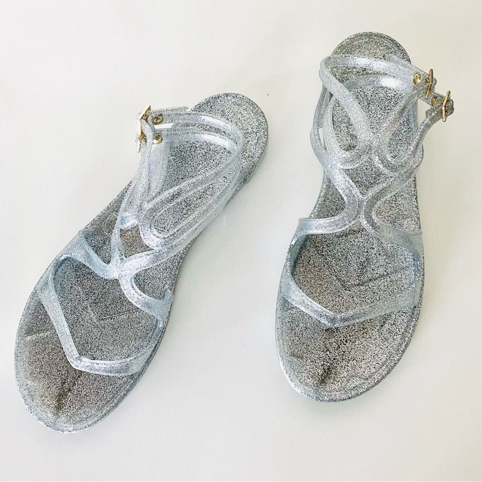 jimmy choo jelly sandals