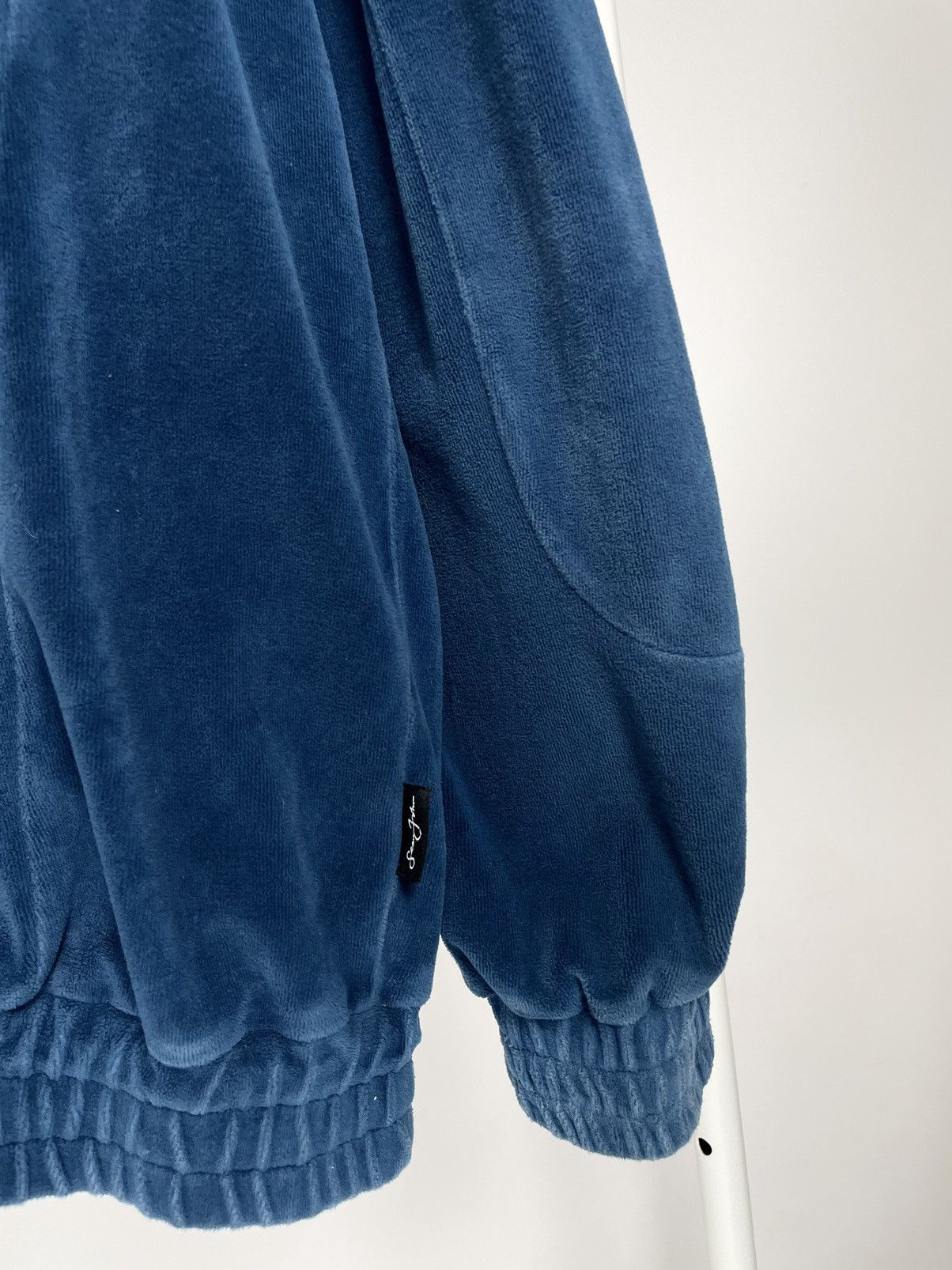 Sean John Sean John ( Size XL ) Blue Velour zip up Sweatshirt Pullover Size US XL / EU 56 / 4 - 12 Thumbnail