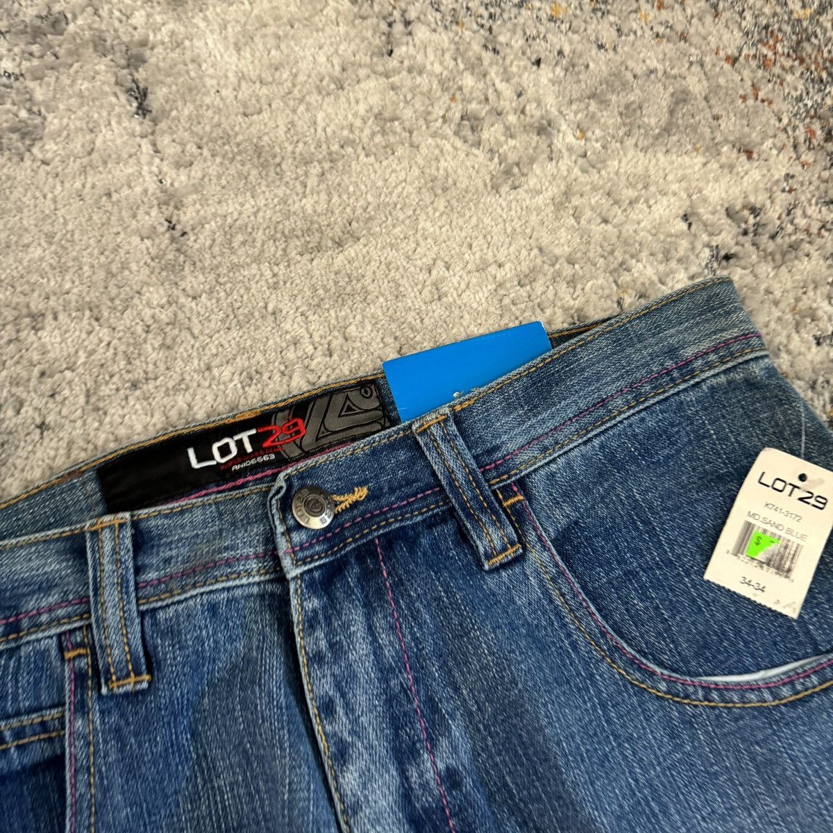 JNCO × Japanese Brand × Vintage Crazy Vintage y2k Lot 29 baggy Southpole style NWT jeans Size US 34 / EU 50 - 6 Thumbnail