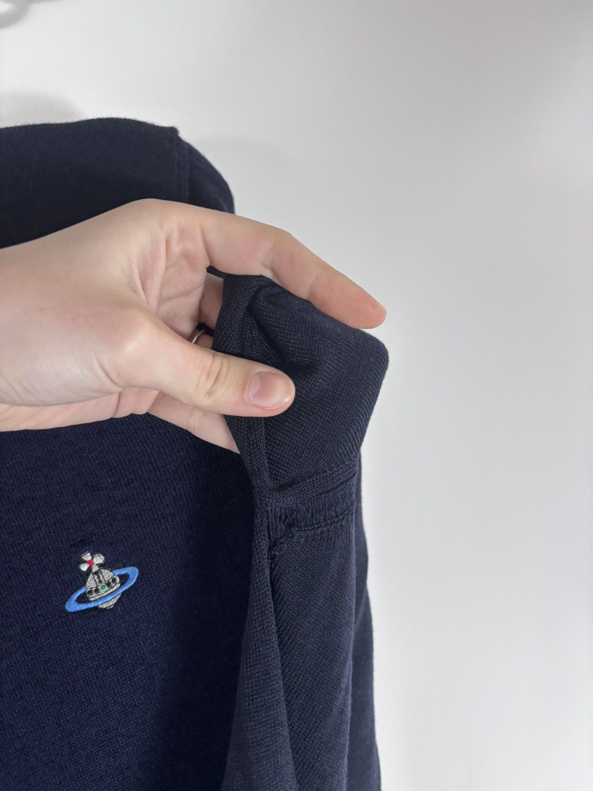 Vivienne Westwood Vivienne Westwood Men’s Navy Blue Wool Sweater Jumper Size US L / EU 52-54 / 3 - 21 Thumbnail