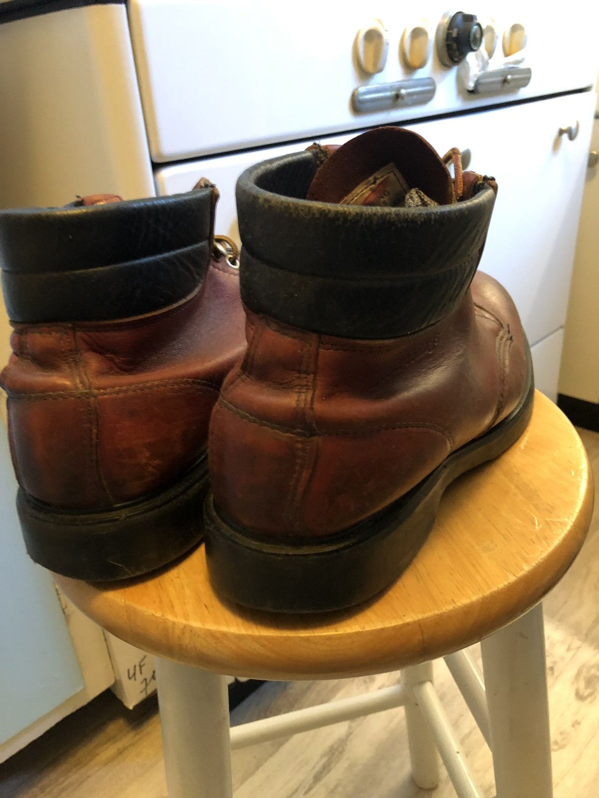 Red Wing Red wings leather work boots steel toe Size US 9.5 / EU 42-43 - 4 Thumbnail