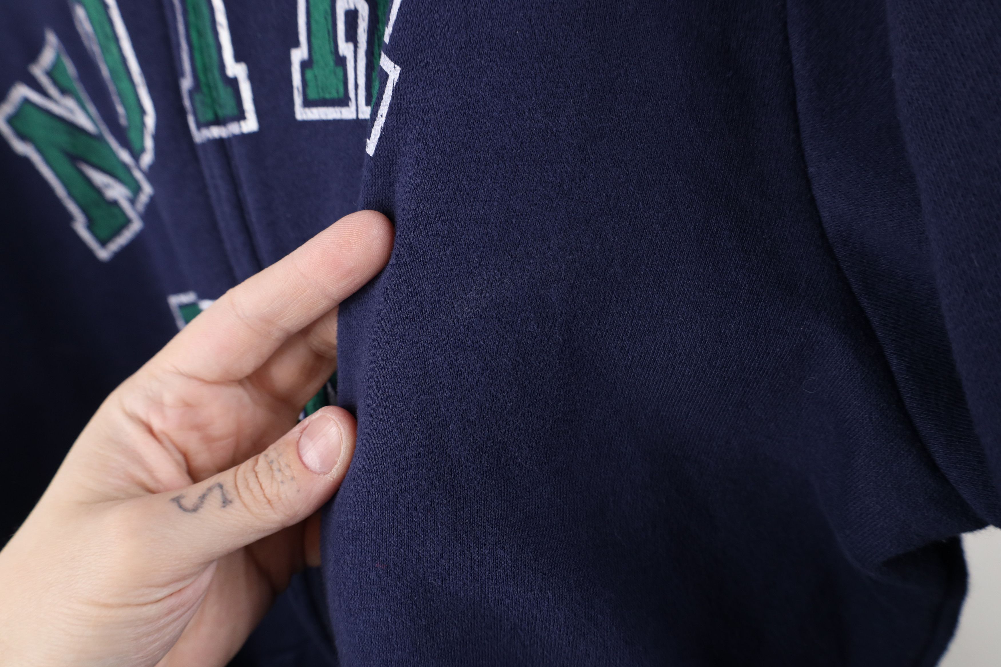 Under Armour × Vintage Under Armour Spell Out Notre Dame University Full Zip Hoodie Size US L / EU 52-54 / 3 - 8 Thumbnail