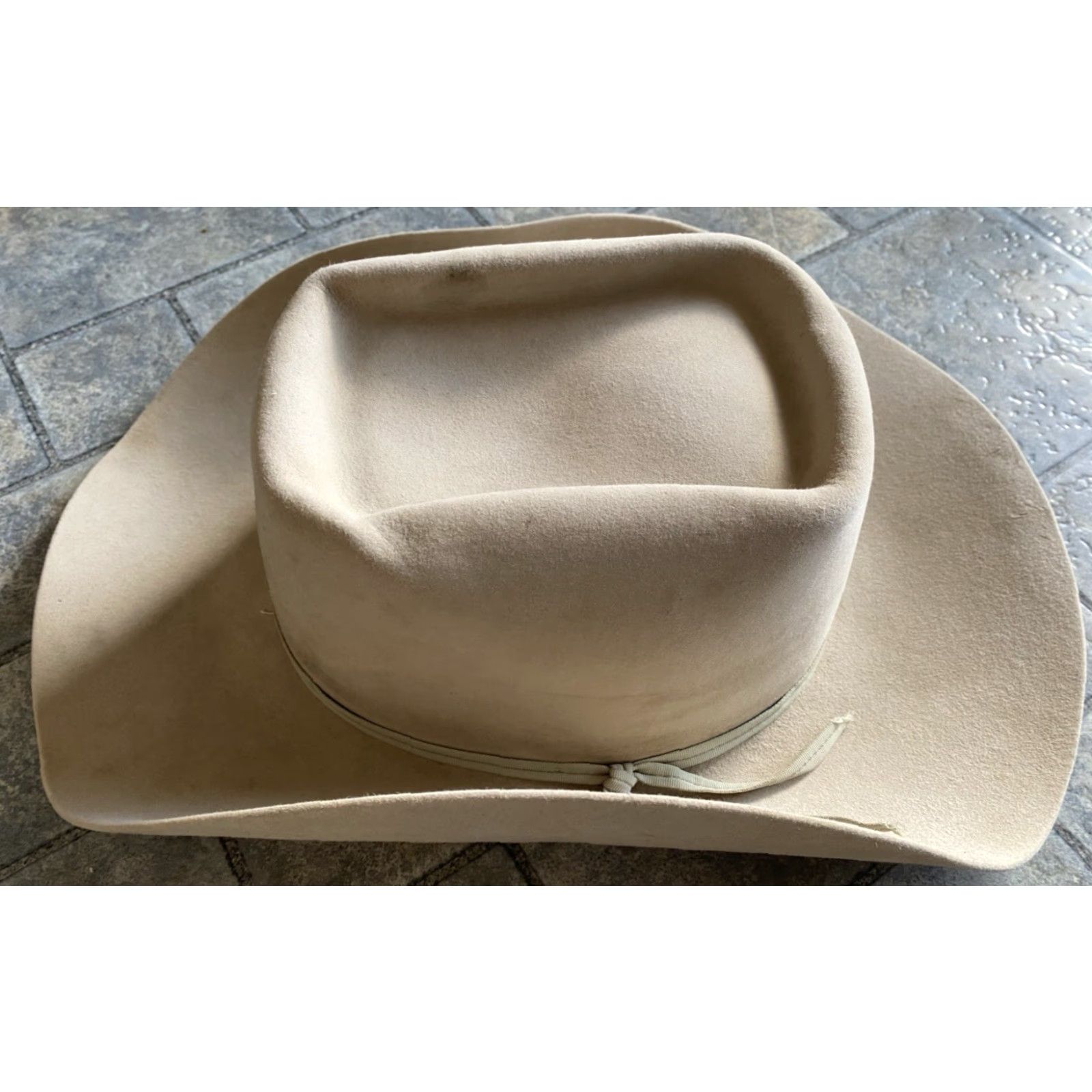 Vintage Wild West Outfitters Beaver Cowboy hat Men Cowboy Beige Western Hat Size See Photos Size ONE SIZE - 3 Thumbnail