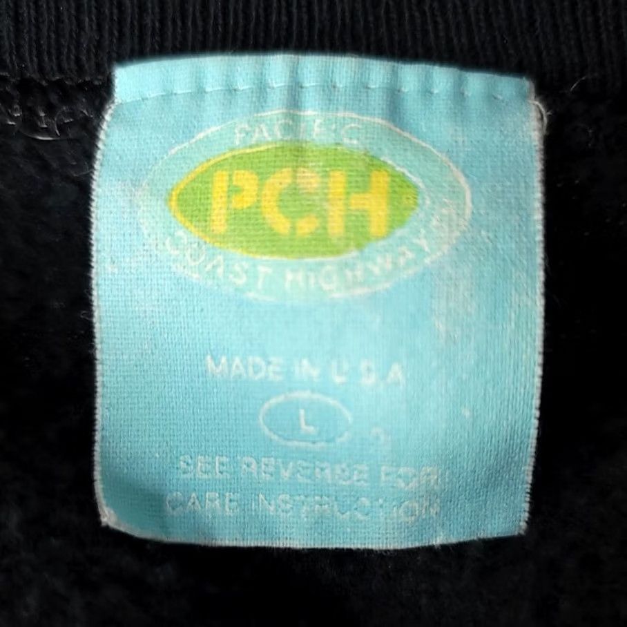 Vintage VINTAGE Antarctica Sub Zero Ice Station Sweatshirt PCH Pacific Coast Highway USA Mens Large Black Cotton Blend Crew Neck Pullover Travel 80s Size US L / EU 52-54 / 3 - 7 Thumbnail